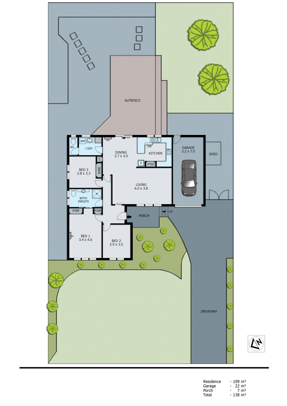 17 Southern Drive, Dingley Village VIC 3172 - Floorplan