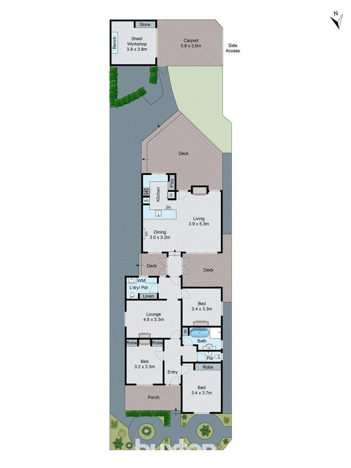 17 Waratah Street, Geelong West VIC 3218 - Floorplan