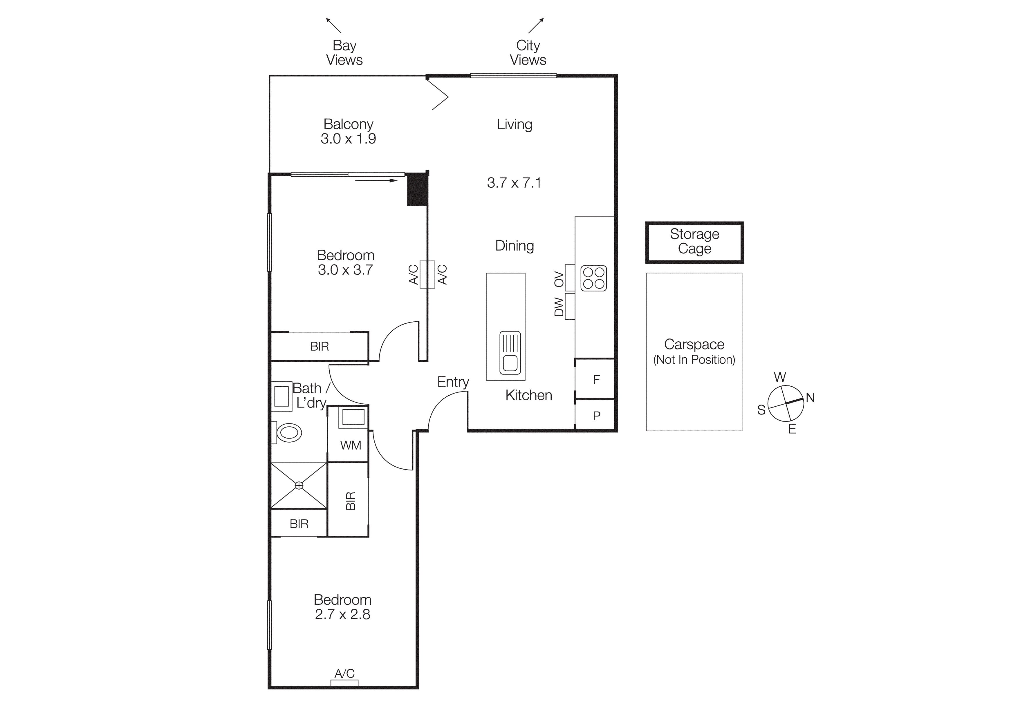 1704/6 St Kilda Road, St Kilda VIC 3182 - Floorplan