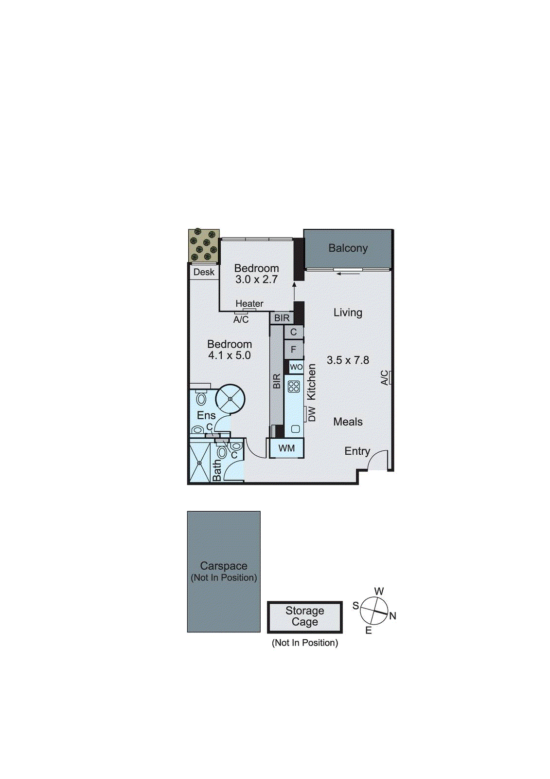 1707/22 Dorcas Street, Southbank VIC 3006 - Floorplan