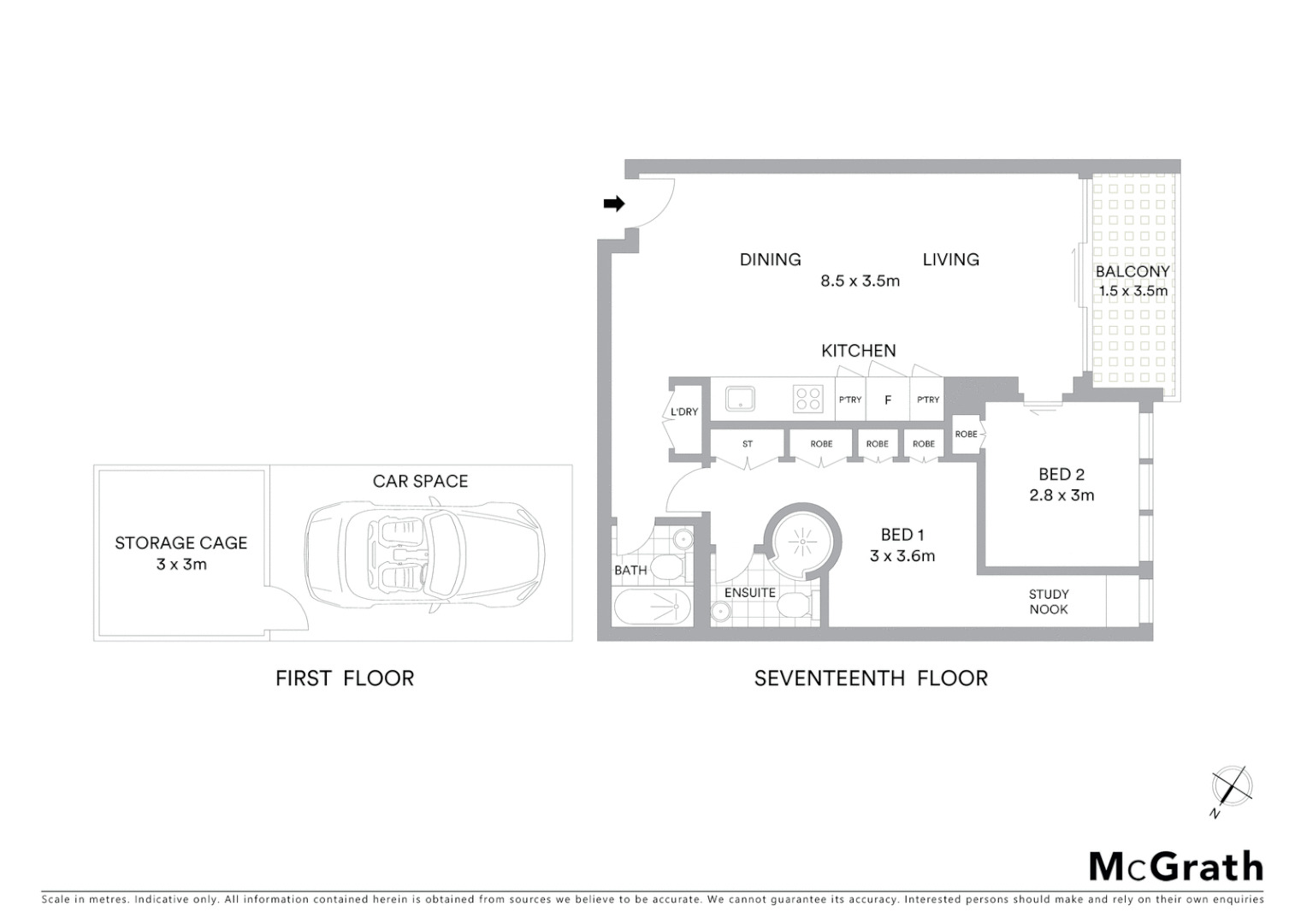 1708/22 Dorcas Street, Southbank VIC 3006 - Floorplan