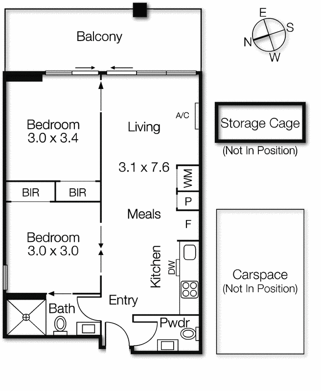 1710/50 Claremont Street, South Yarra VIC 3141 - Floorplan