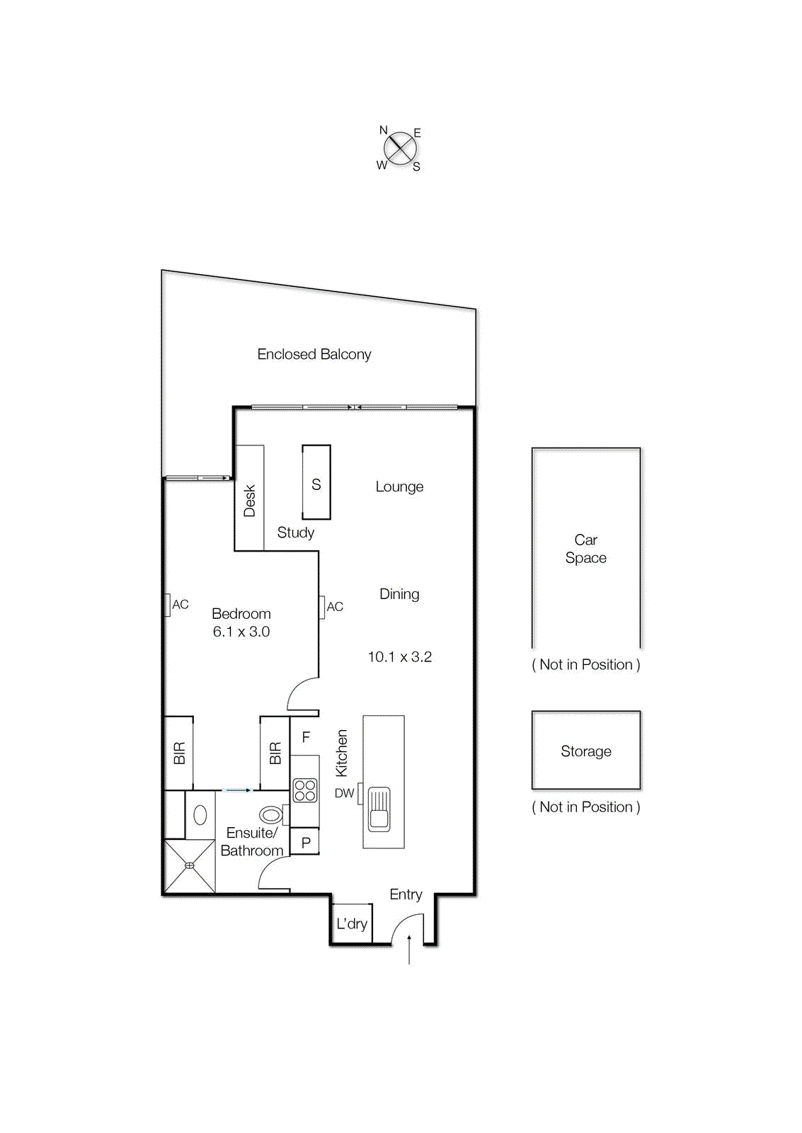 1712/568 St Kilda Road, Melbourne VIC 3004 - Floorplan
