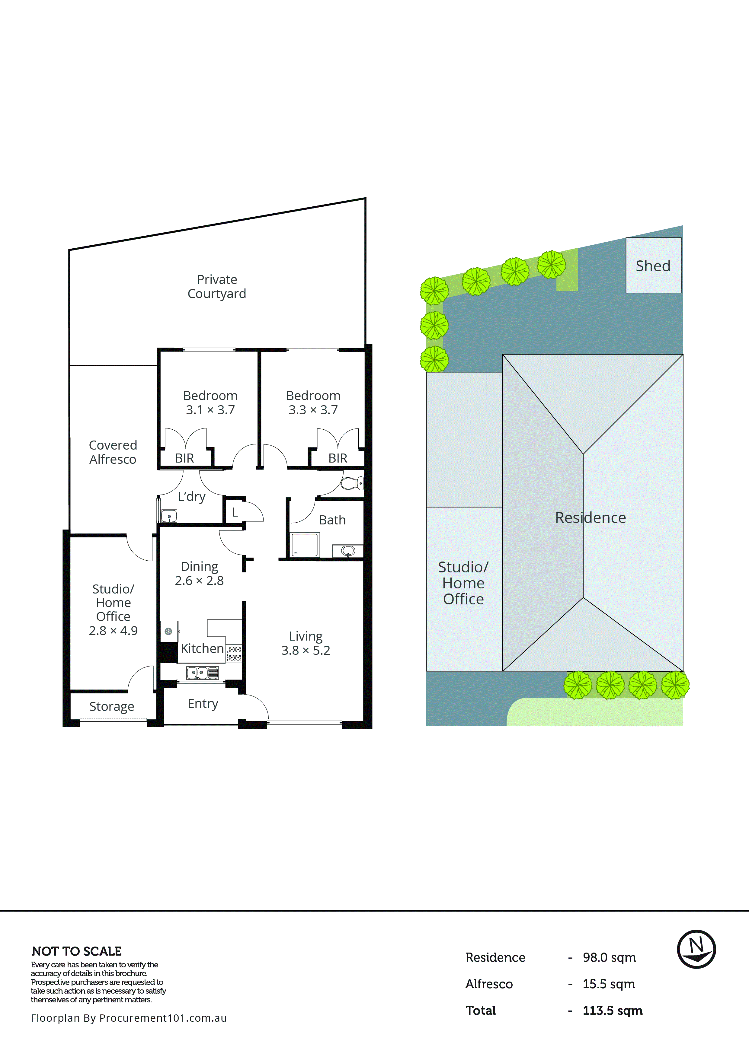 17/138 Westall Road, Springvale VIC 3171 - Floorplan