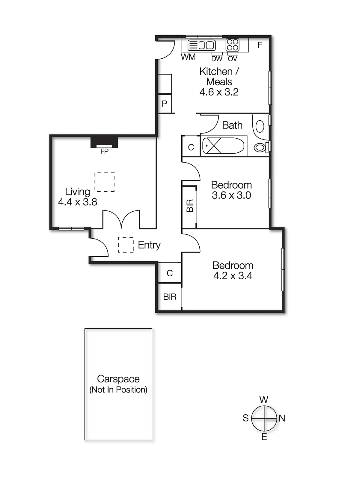 17/17 Cochrane Street, Brighton VIC 3186 - Floorplan