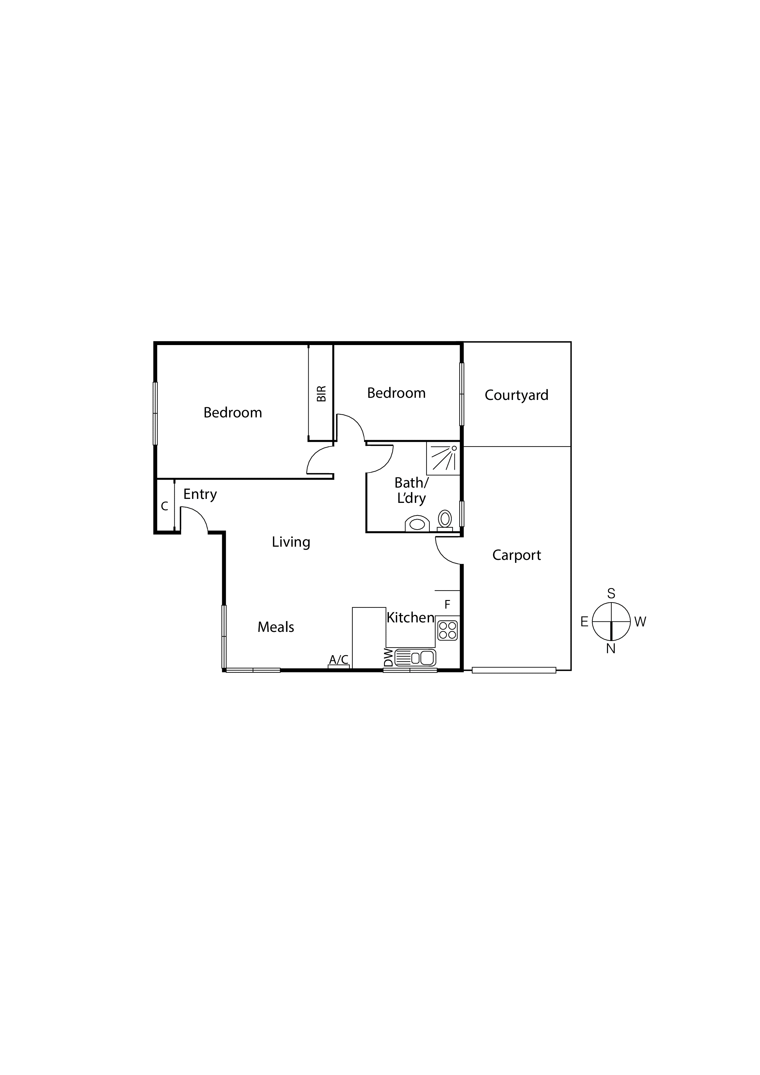 1/72 Holyrood Street, Hampton VIC 3188 - Floorplan