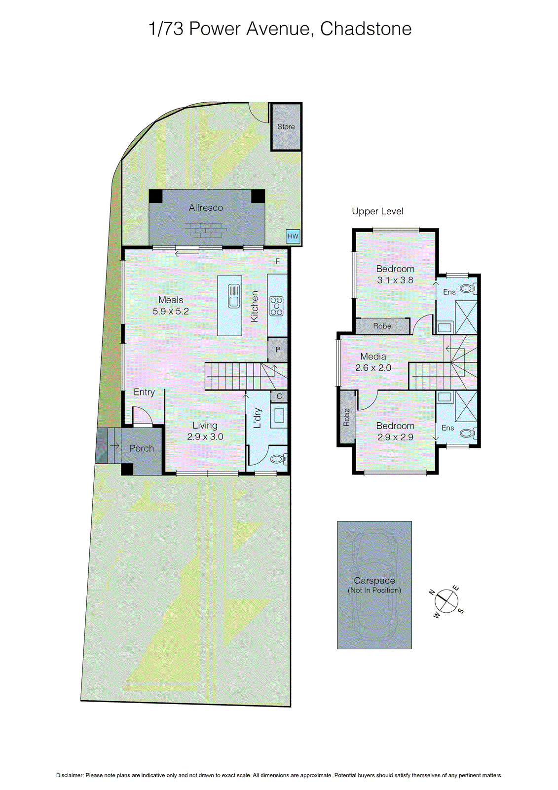 1/73 Power Avenue, Chadstone VIC 3148 - Floorplan