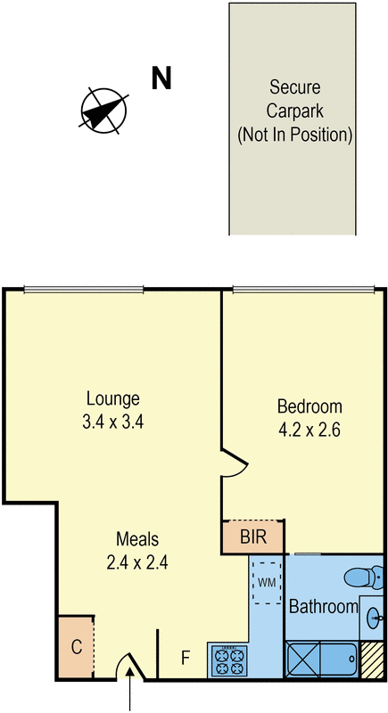 17/350 Beaconsfield Parade, St Kilda West VIC 3182 - Floorplan