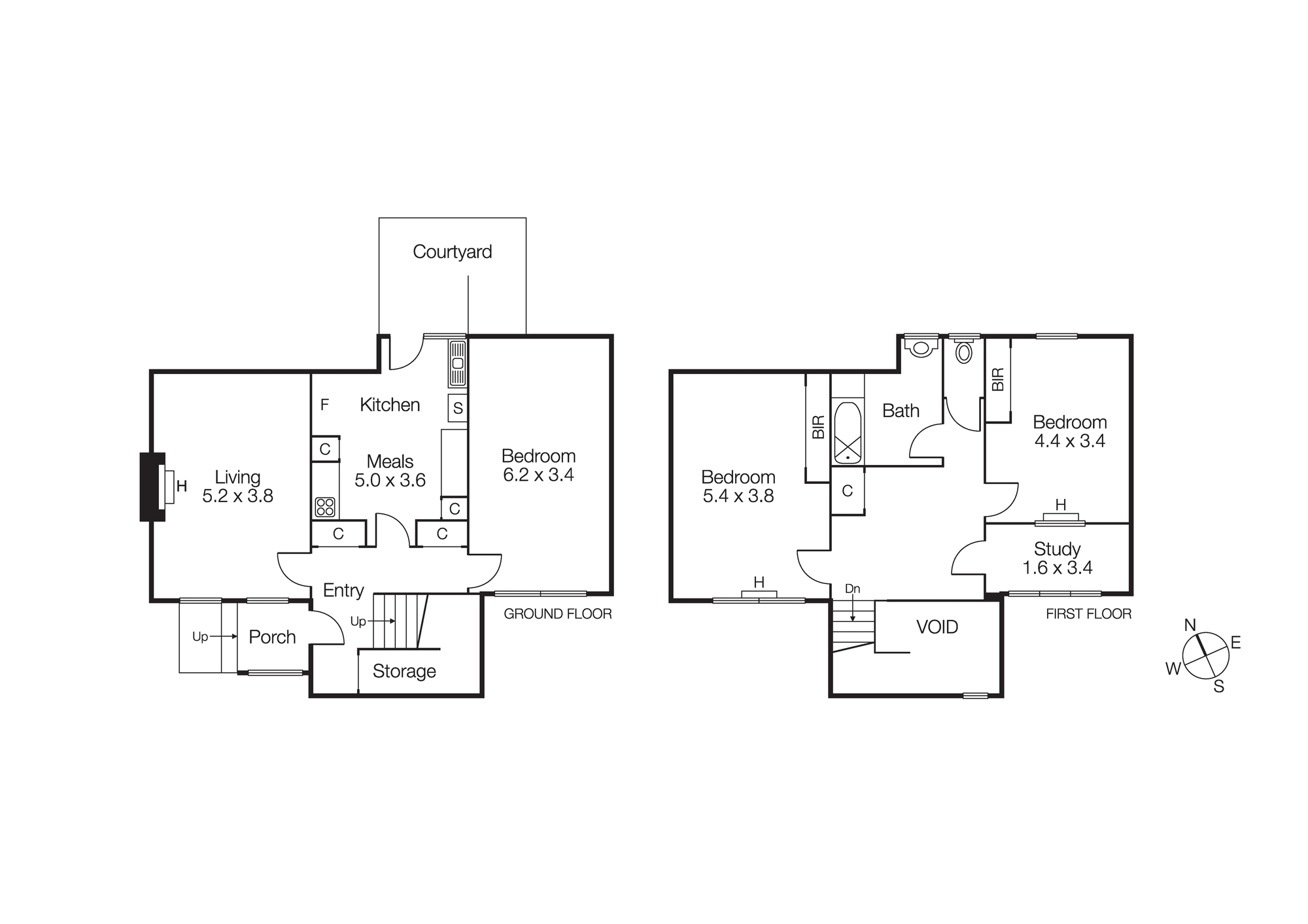 1/74 Beach Road, Mentone VIC 3194 - Floorplan
