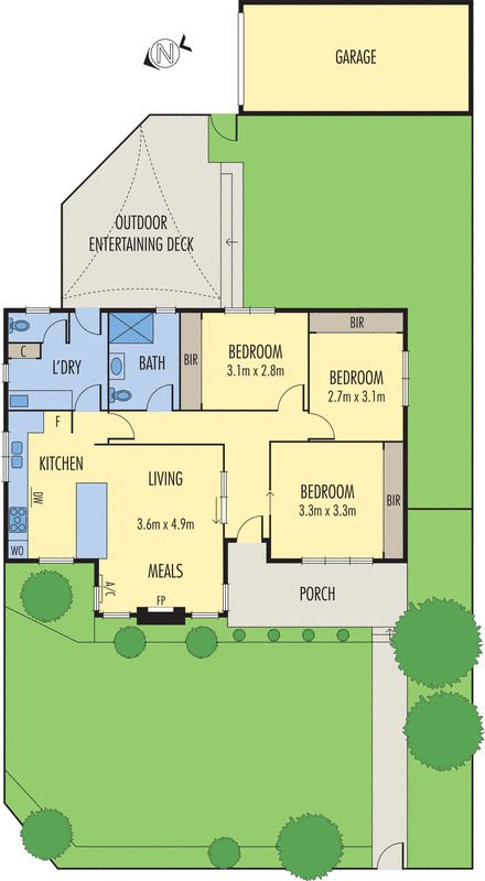 1/74 Macrina Street, Oakleigh East VIC 3166 - Floorplan