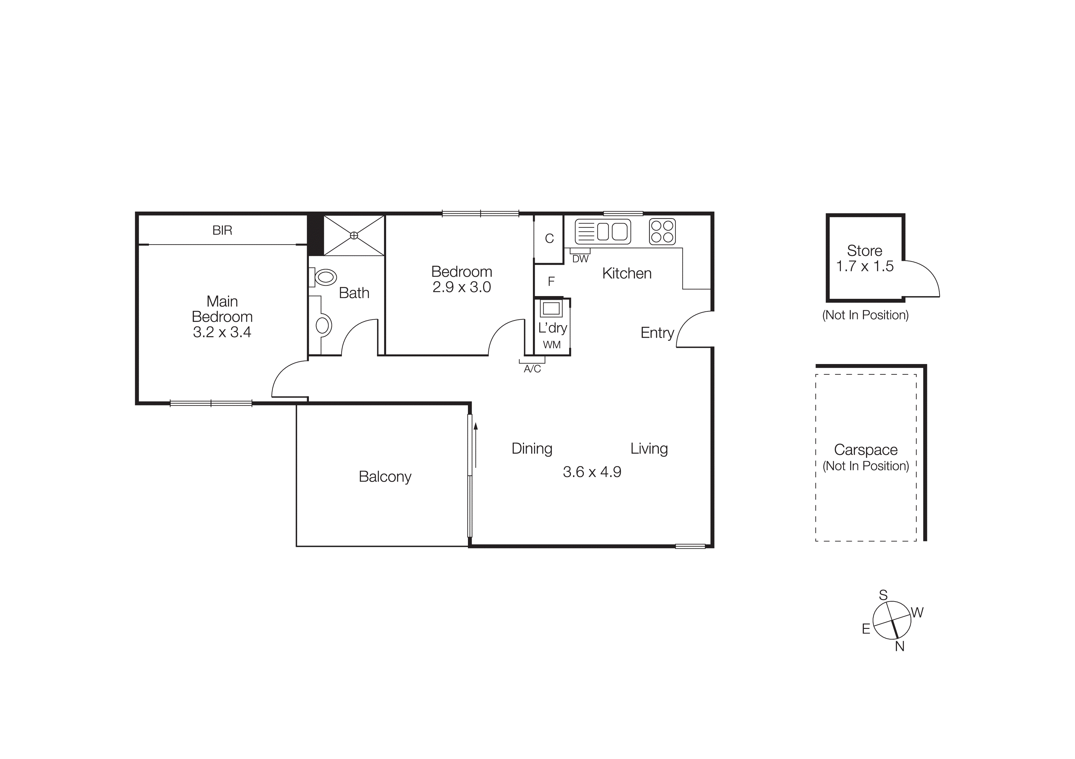 17/496 Dandenong Road, Caulfield North VIC 3161 - Floorplan