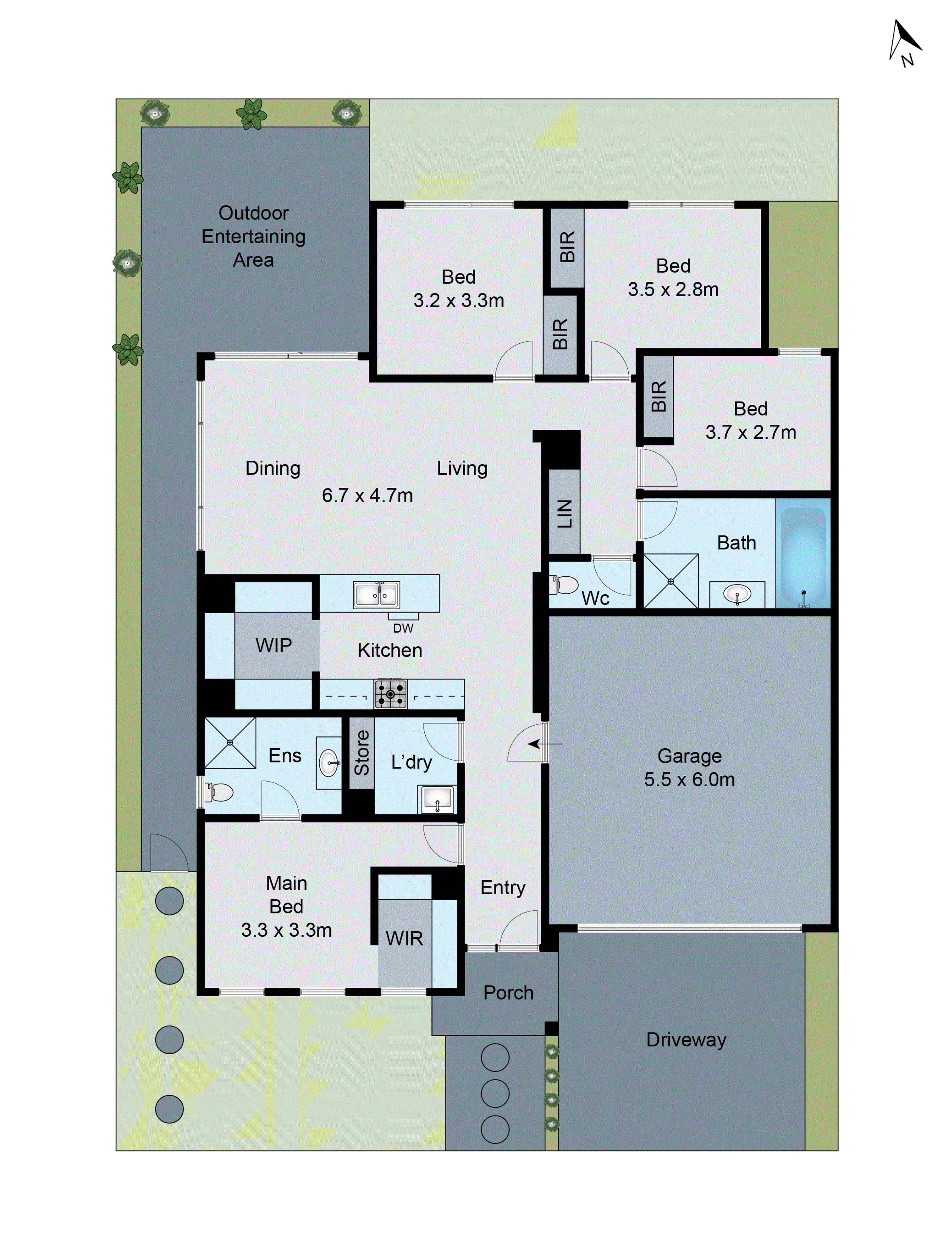 175 Burvilles Road, Armstrong Creek VIC 3217 - Floorplan