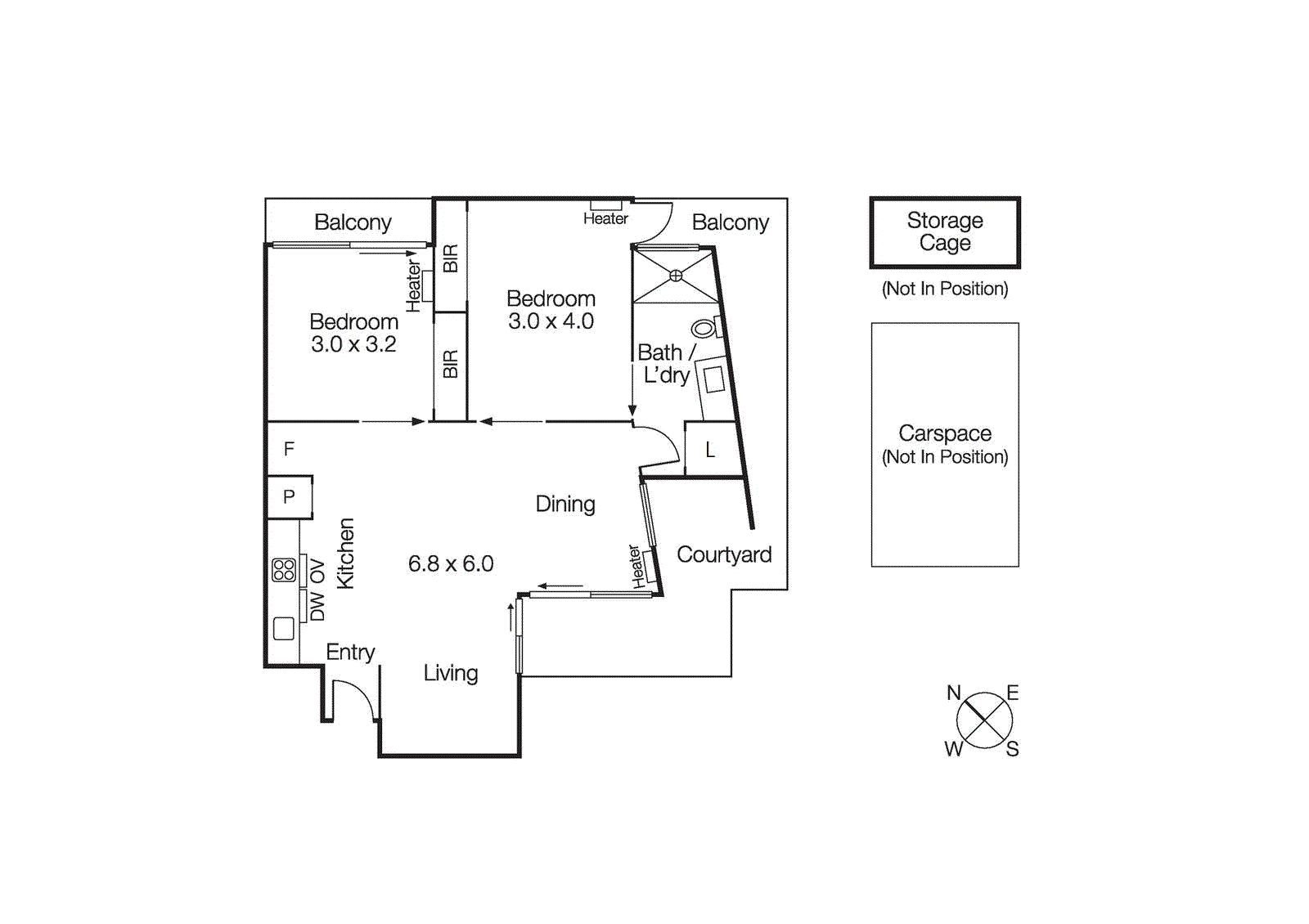 17/568 New Street, Brighton VIC 3186 - Floorplan
