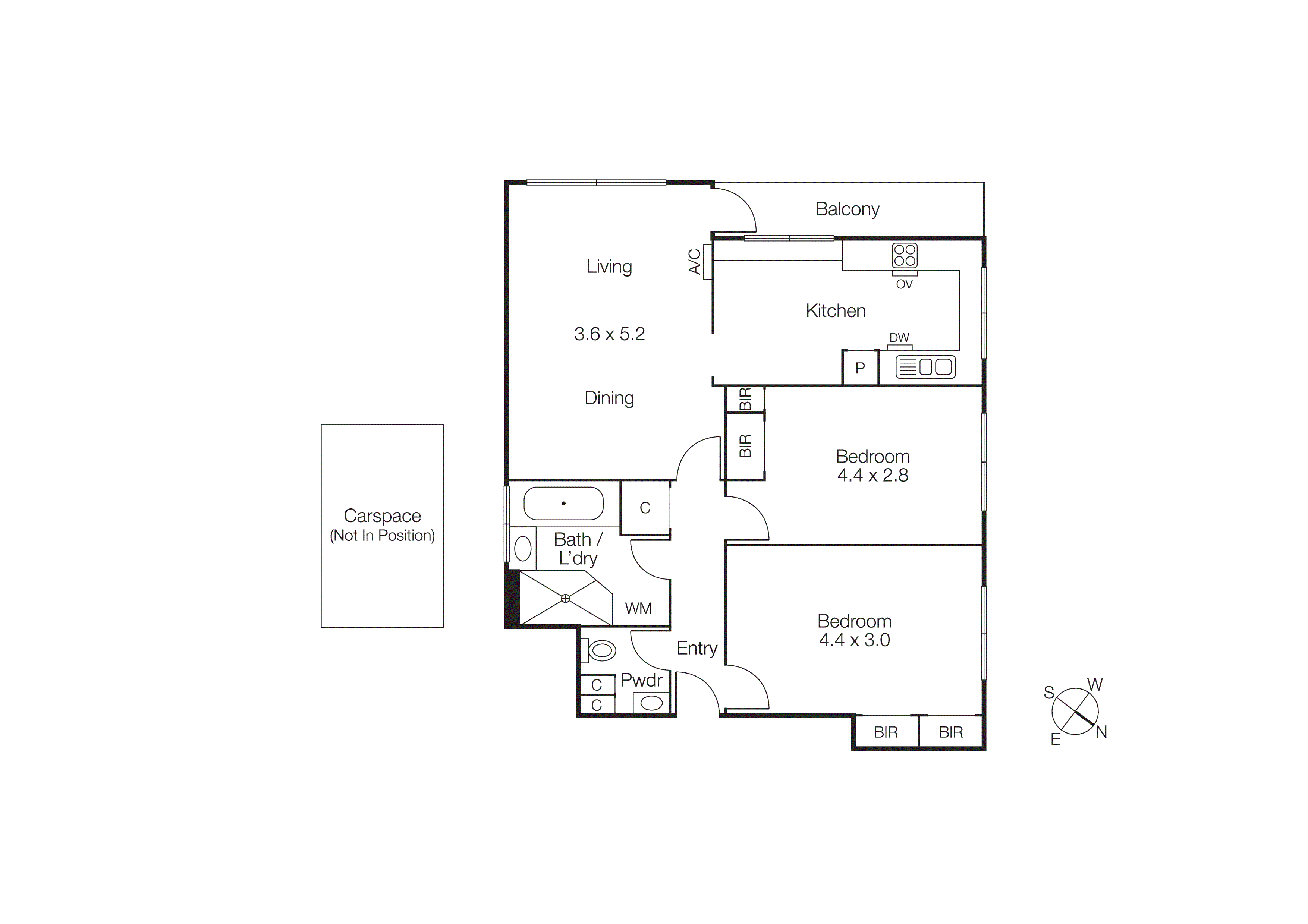 1/76-80 Grey Street, St Kilda VIC 3182 - Floorplan