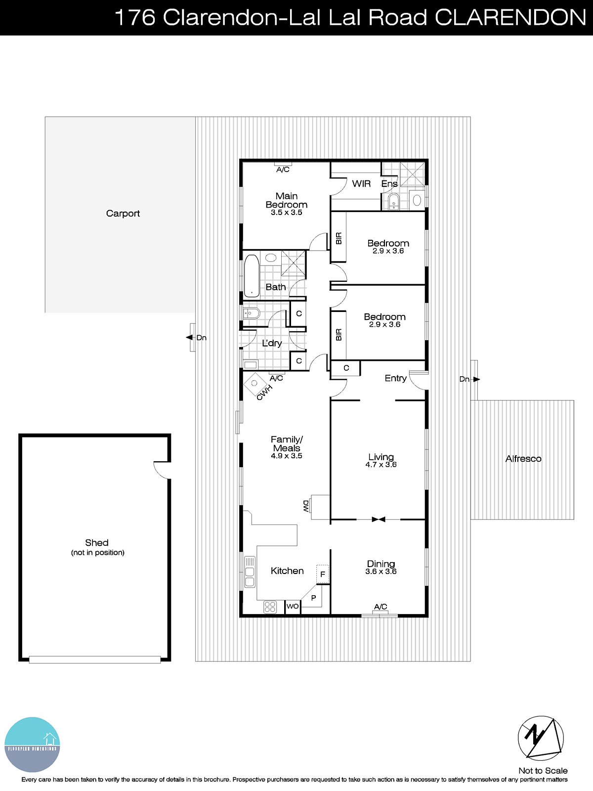 176 Clarendon-Lal Lal Road, Clarendon VIC 3352 - Floorplan