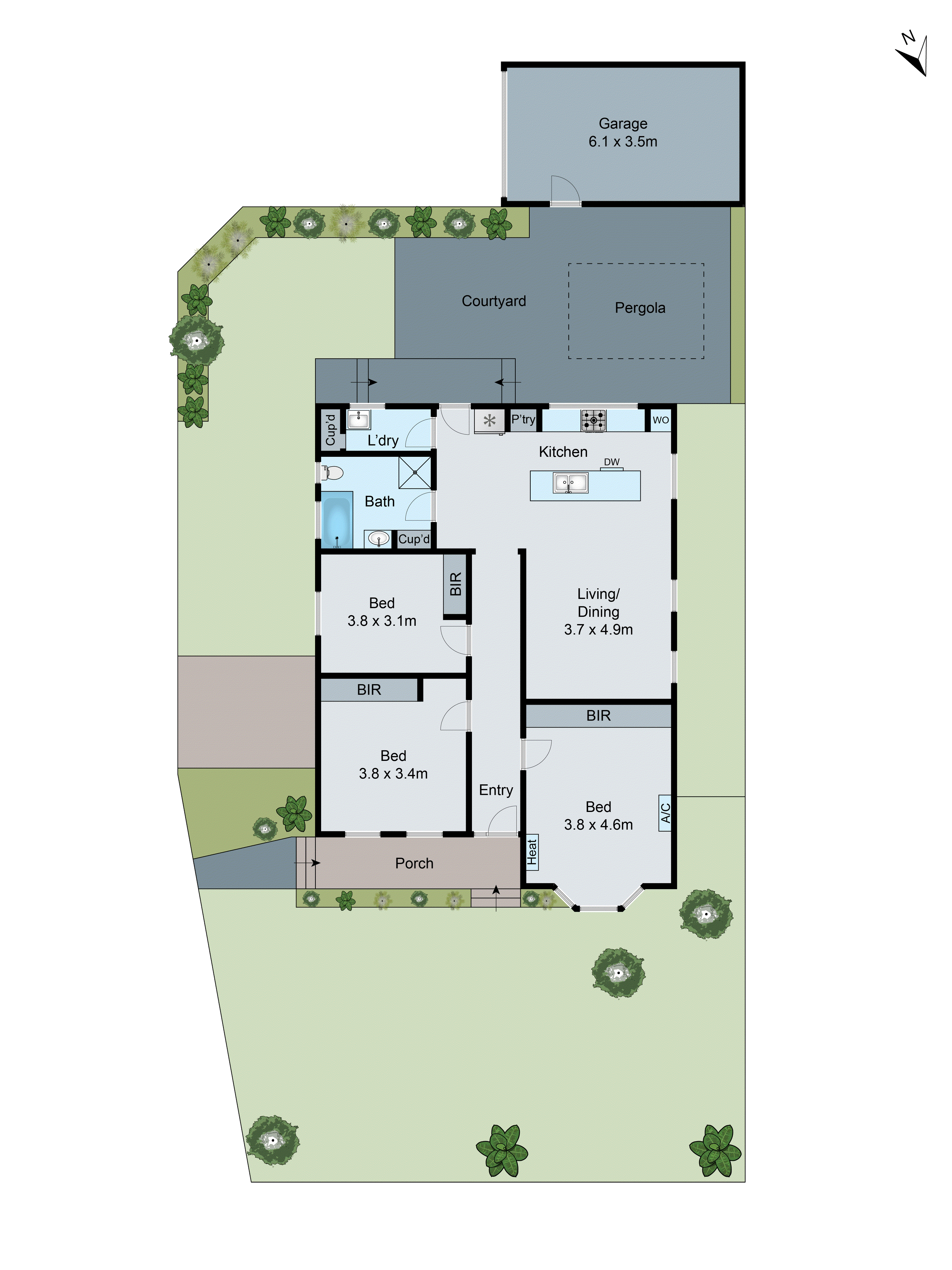1/76 Marshalltown Road, Marshall VIC 3216 - Floorplan