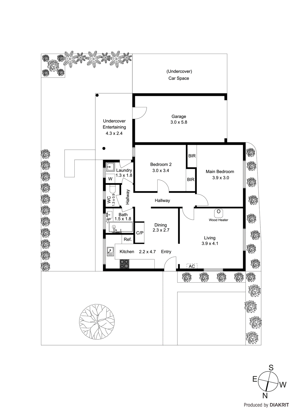1/76 Swan Walk, Chelsea VIC 3196 - Floorplan