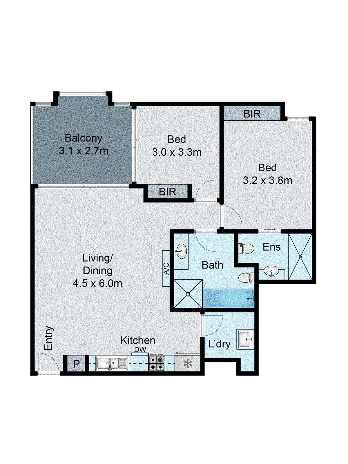17/96 Mercer Street, Geelong VIC 3220 - Floorplan