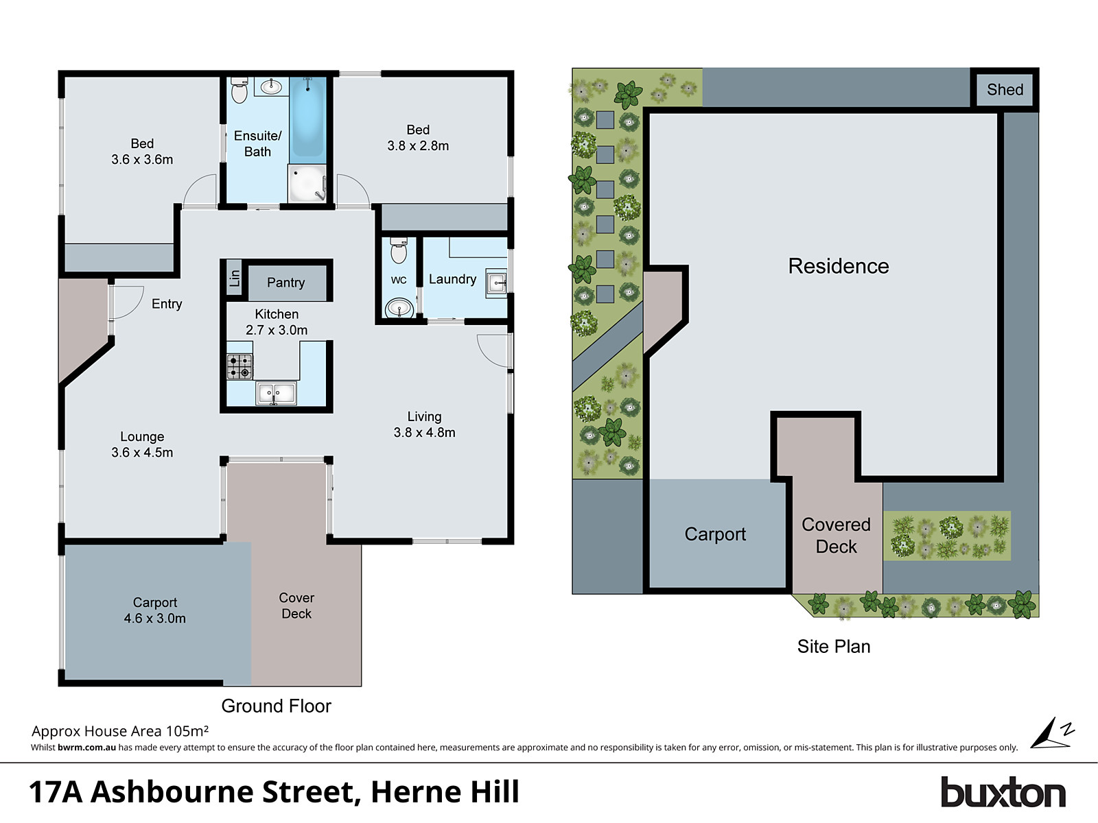 17A Ashbourne Street, Herne Hill VIC 3218 - Floorplan