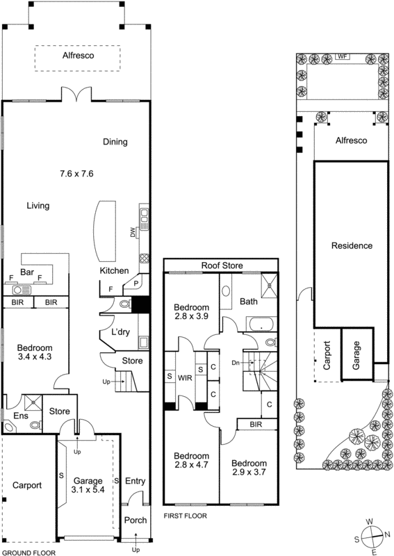 17A Ivy Street, Hampton VIC 3188 - Floorplan
