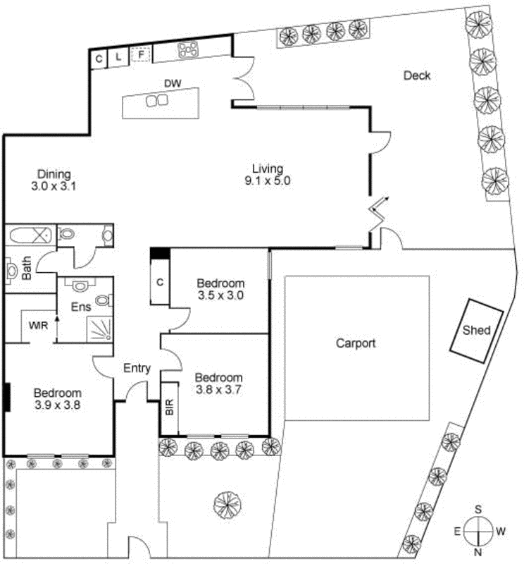 17A Park Crescent, Bentleigh VIC 3204 - Floorplan