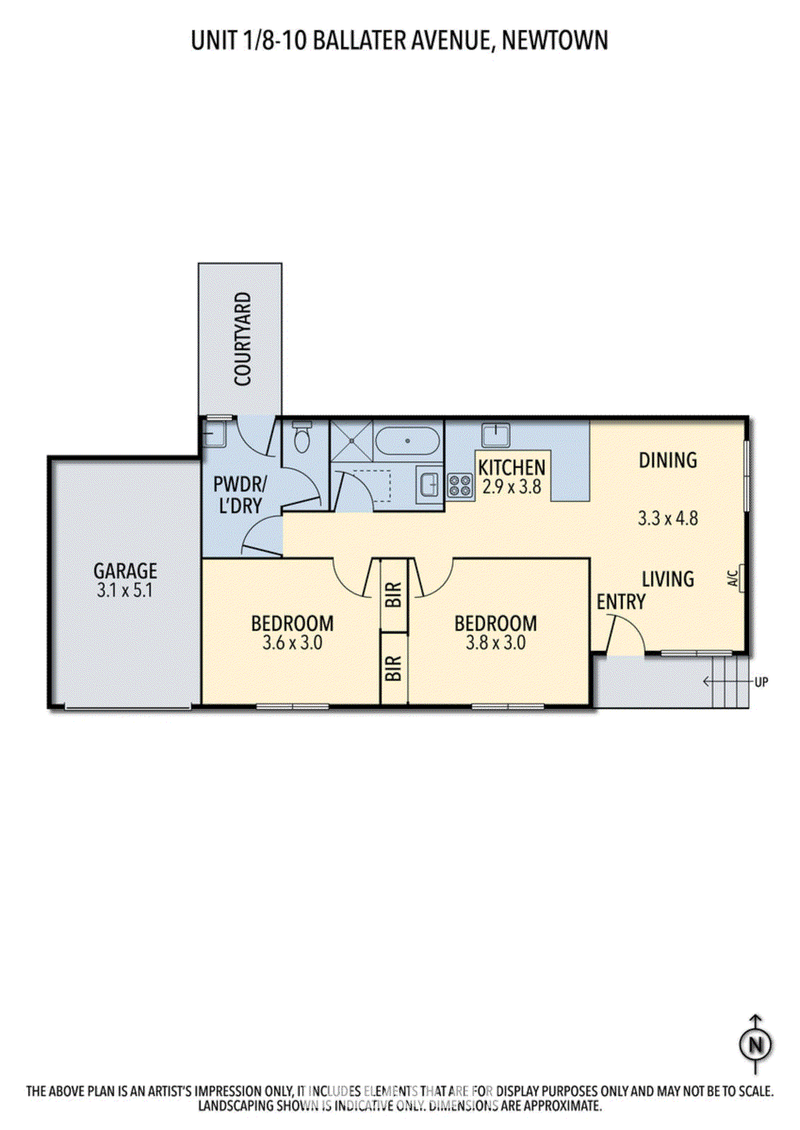 1/8-10 Ballater Avenue, Newtown VIC 3220 - Floorplan
