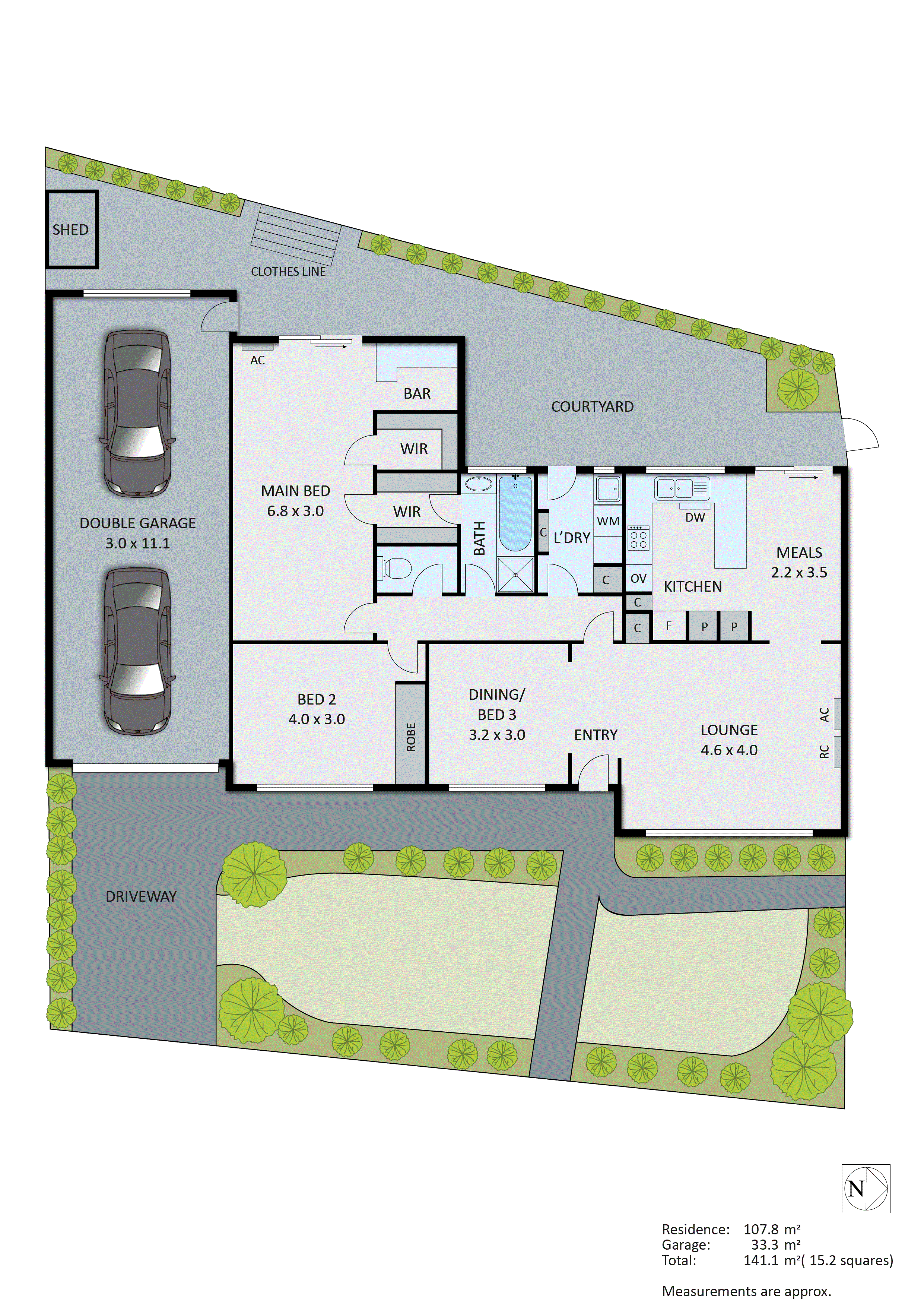 1/8-10 Golfwood Close, Dingley Village VIC 3172 - Floorplan