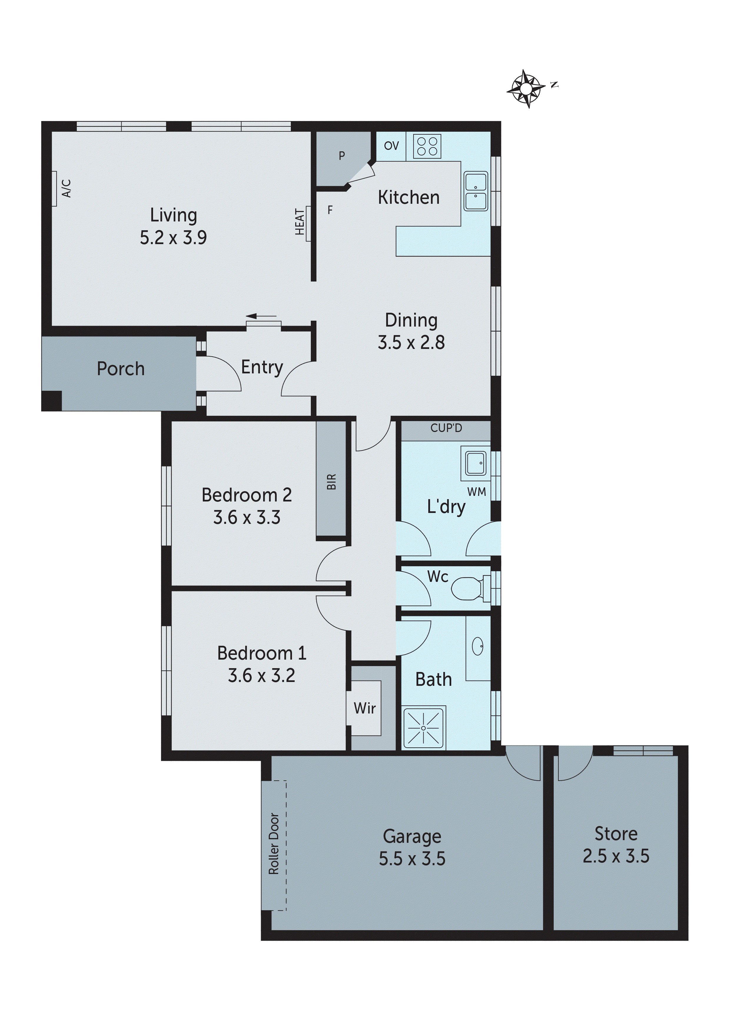1/8-10 Holdsworth Court, Norlane VIC 3214 - Floorplan