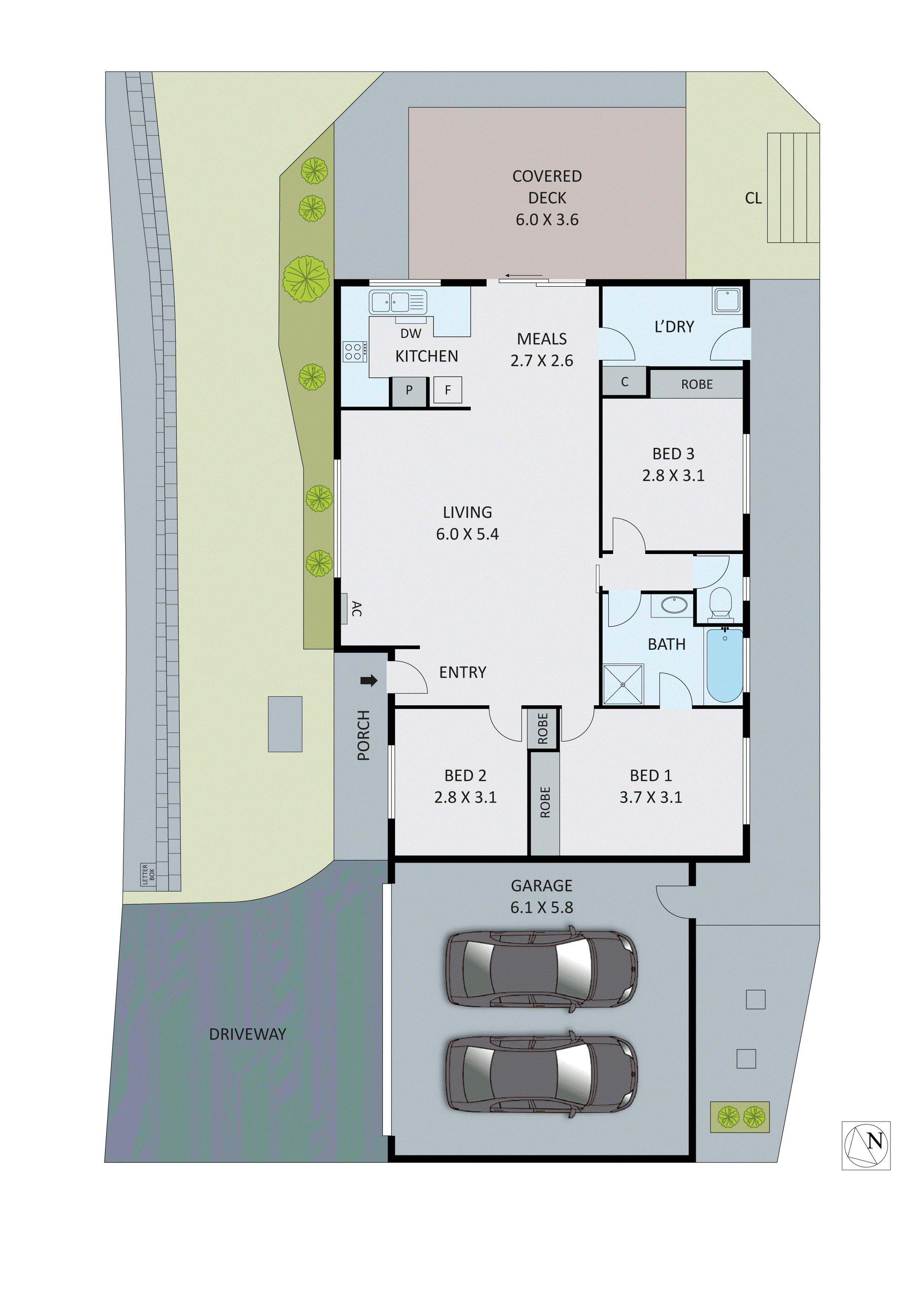 18 Balmain Drive, Carrum Downs VIC 3201 - Floorplan