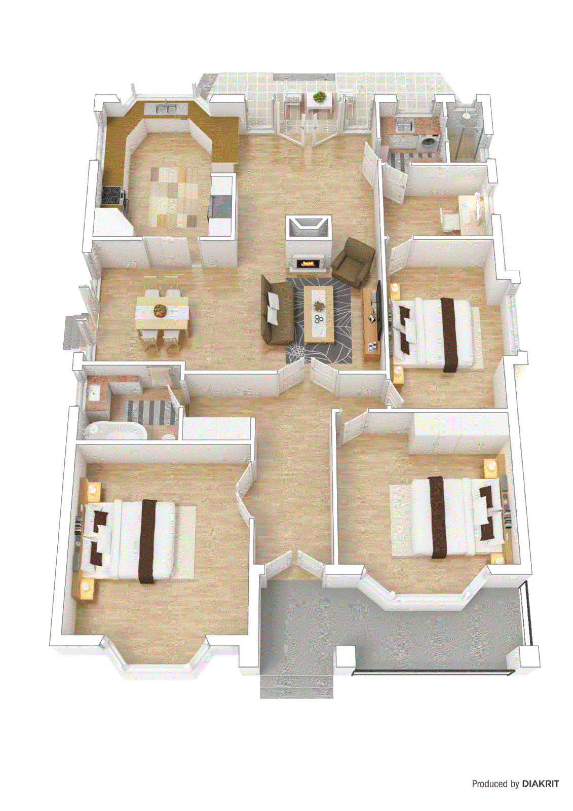 18 Bayside Crescent, Hampton VIC 3188 - Floorplan