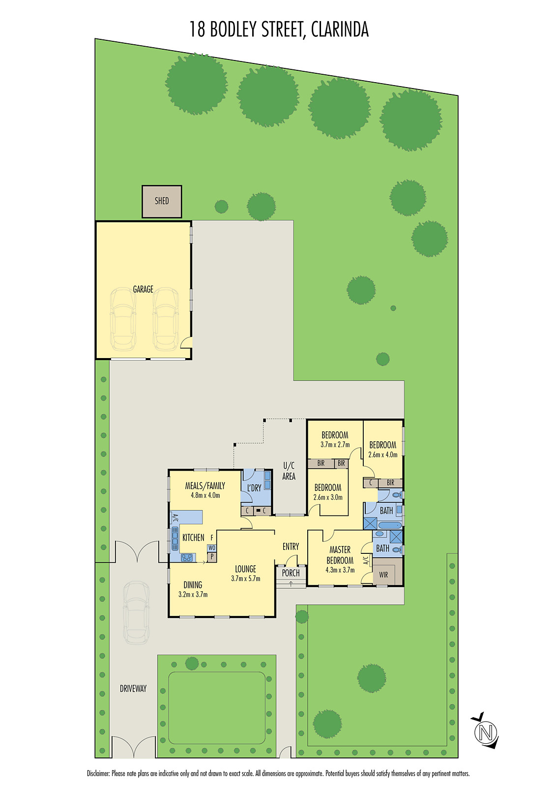 18 Bodley Street, Clarinda VIC 3169 - Floorplan