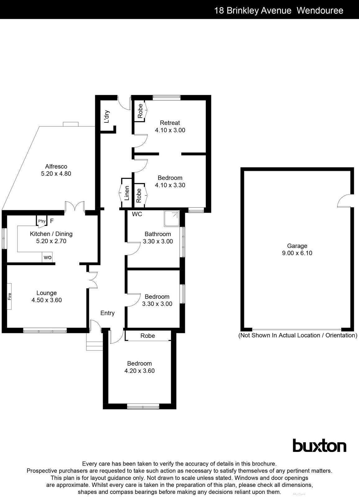 18 Brinkley Avenue, Wendouree VIC 3355 - Floorplan