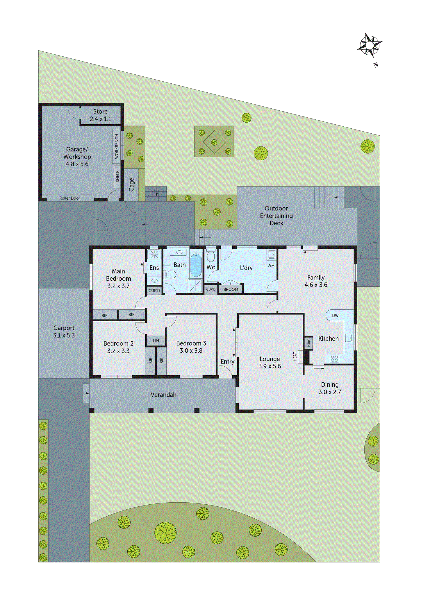 18 Bullimah Avenue, Clifton Springs VIC 3222 - Floorplan