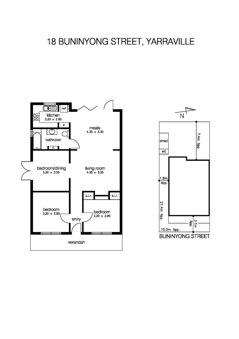 18 Buninyong Street, YARRAVILLE VIC 3013 - Floorplan