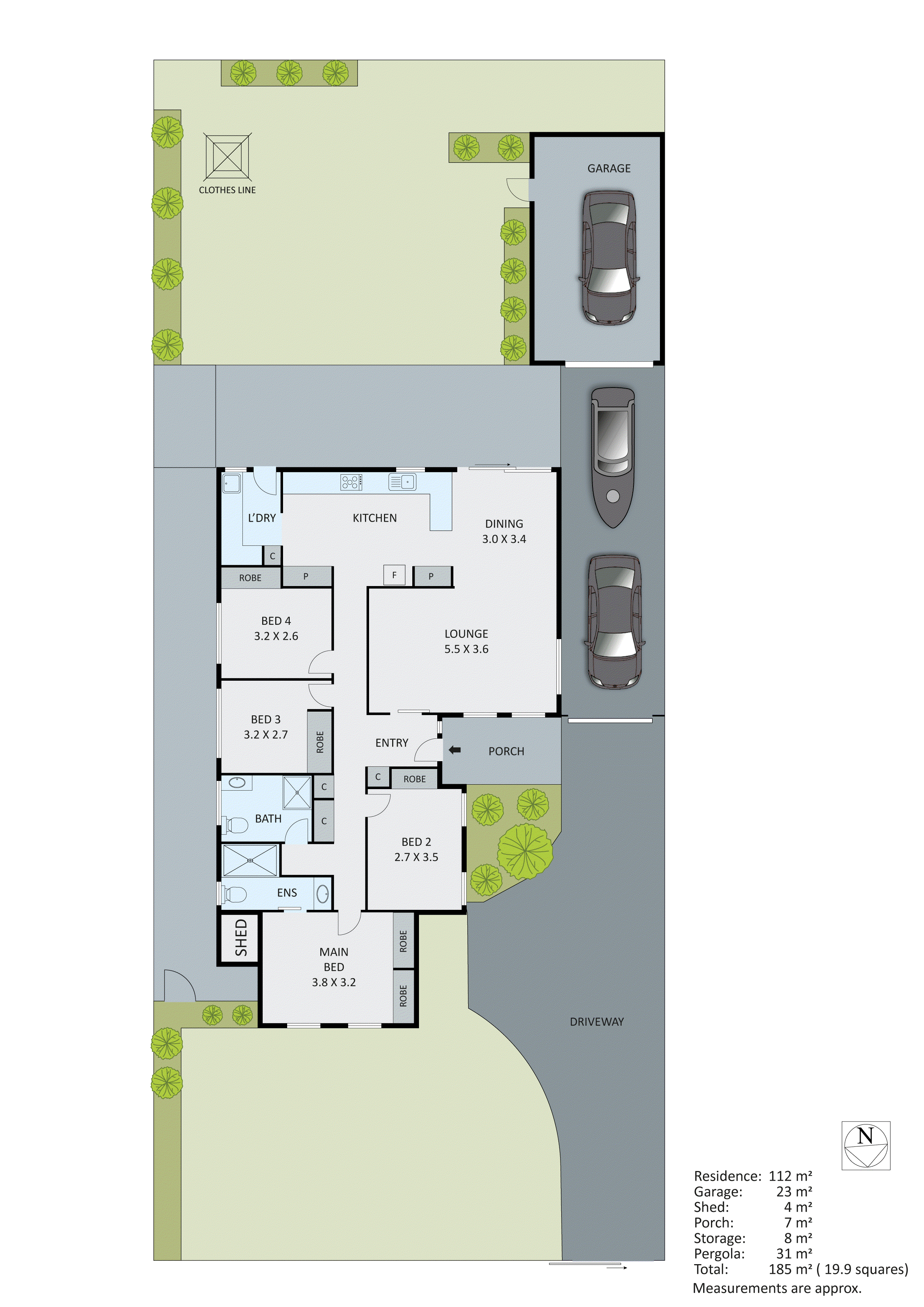 18 Campbell Grove, Dingley Village VIC 3172 - Floorplan