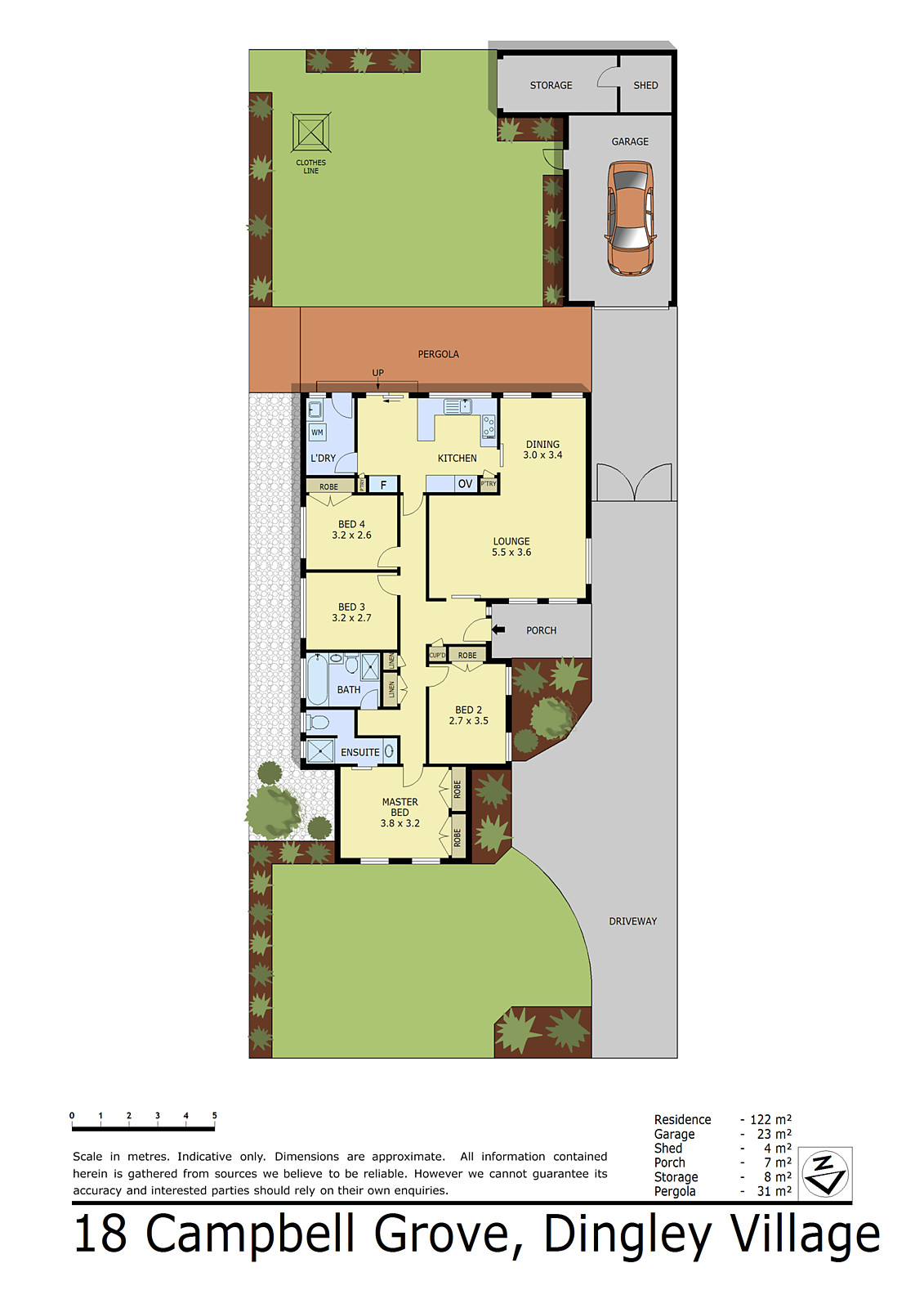 18 Campbell Grove, Dingley Village VIC 3172 - Floorplan