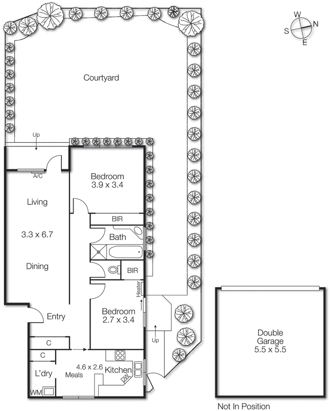 1/8 Cavendish Place, Brighton VIC 3186 - Floorplan