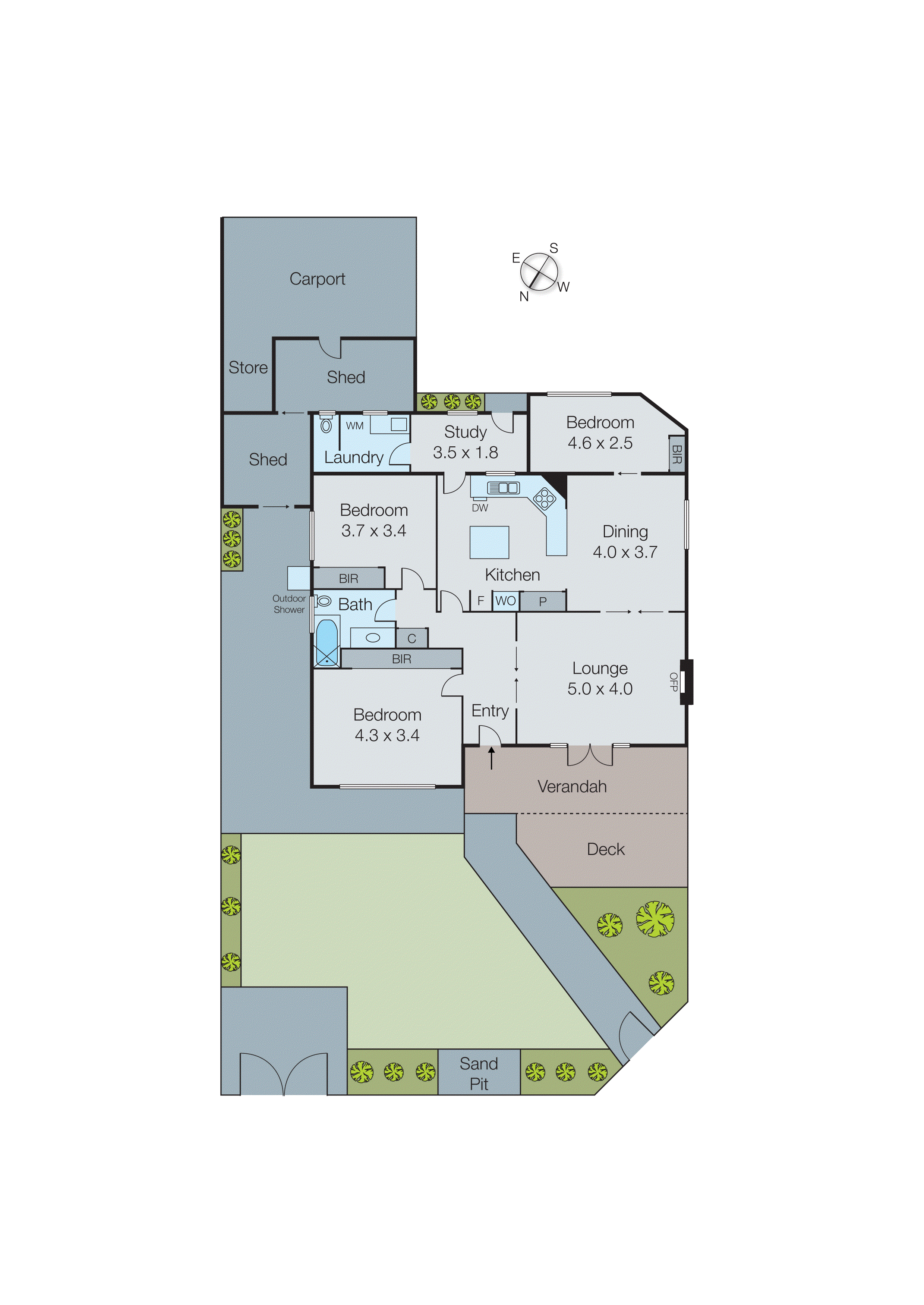 1/8 Crown Avenue, Mordialloc VIC 3195 - Floorplan
