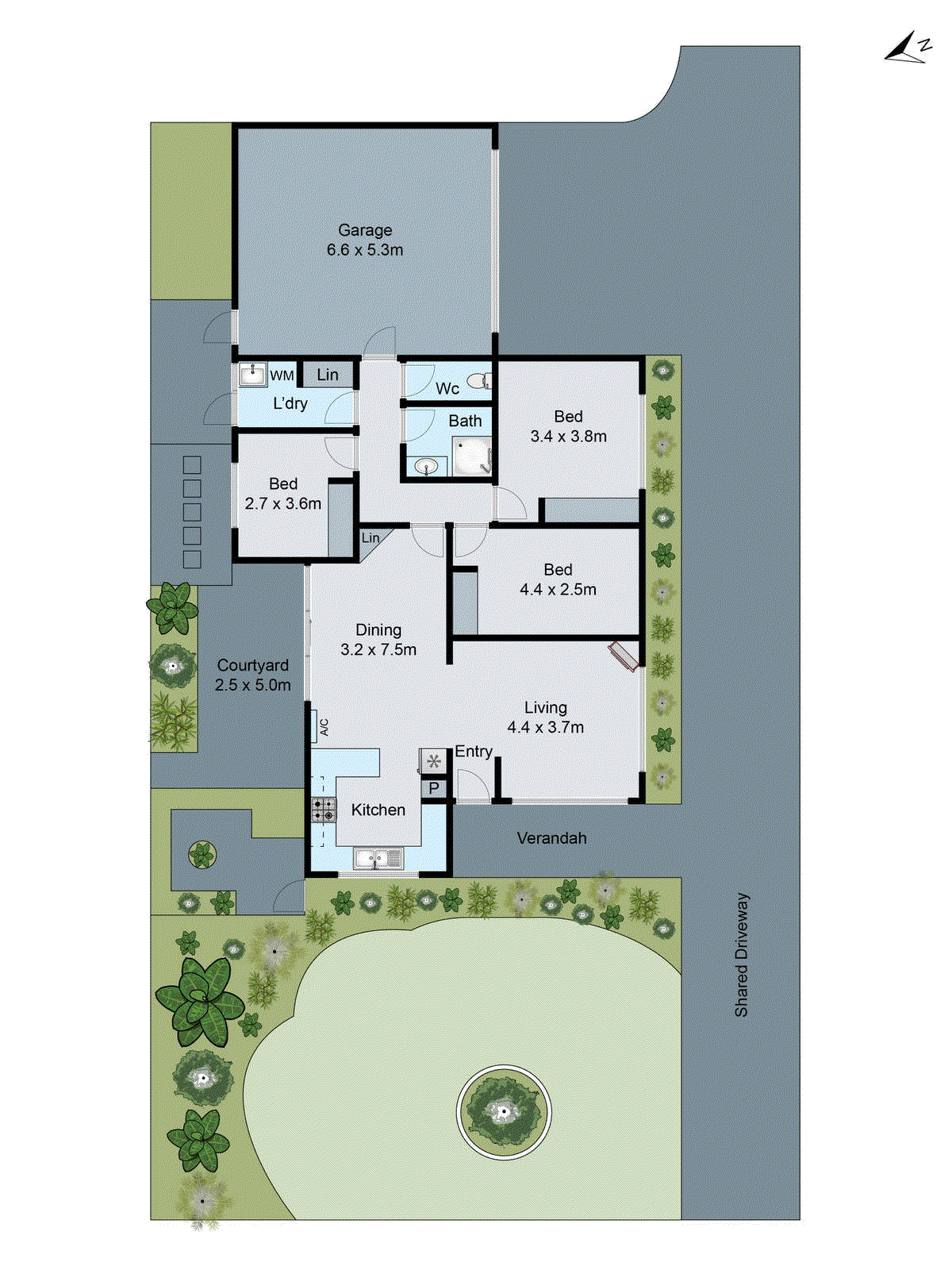 1/8 Dennys Court, Grovedale VIC 3216 - Floorplan