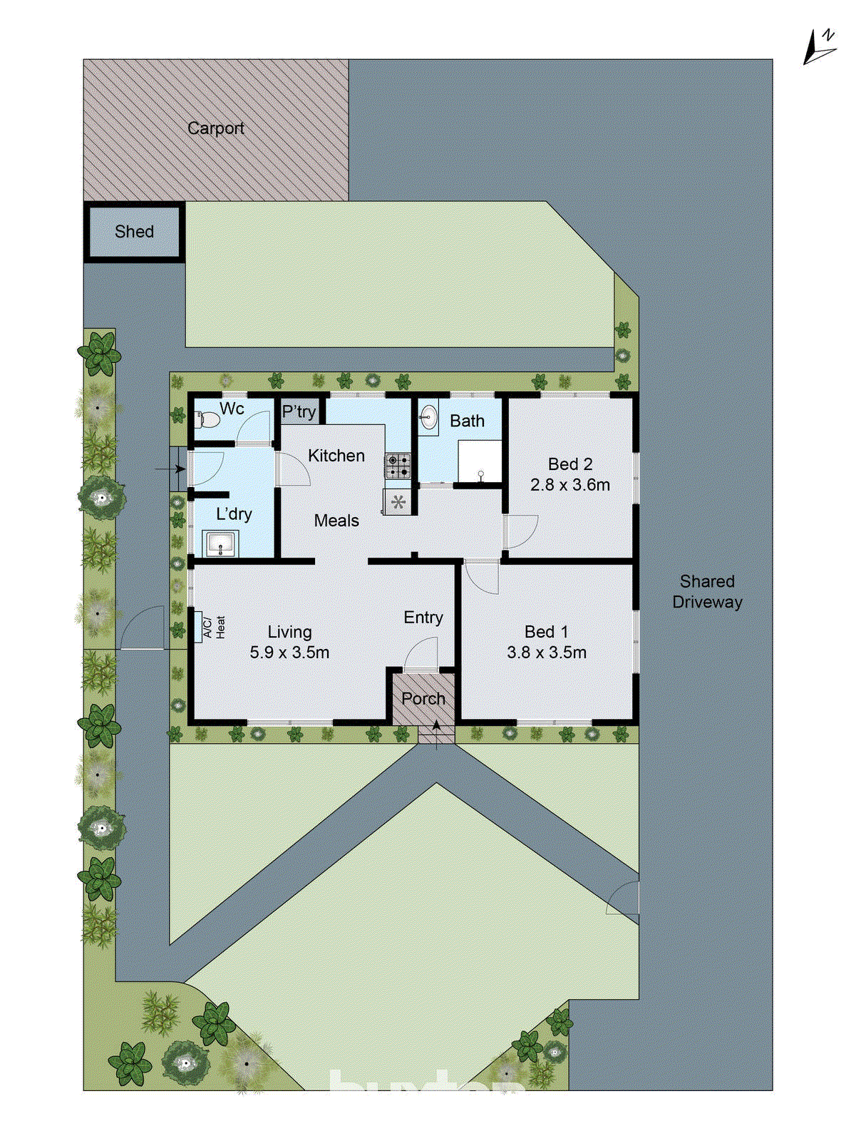 1/8 Detroit Crescent, Corio VIC 3214 - Floorplan