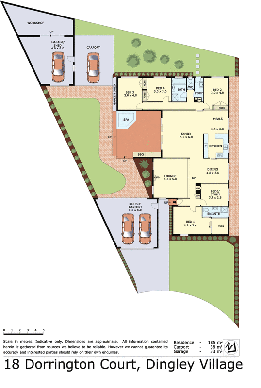 18 Dorrington Court, Dingley Village VIC 3172 - Floorplan