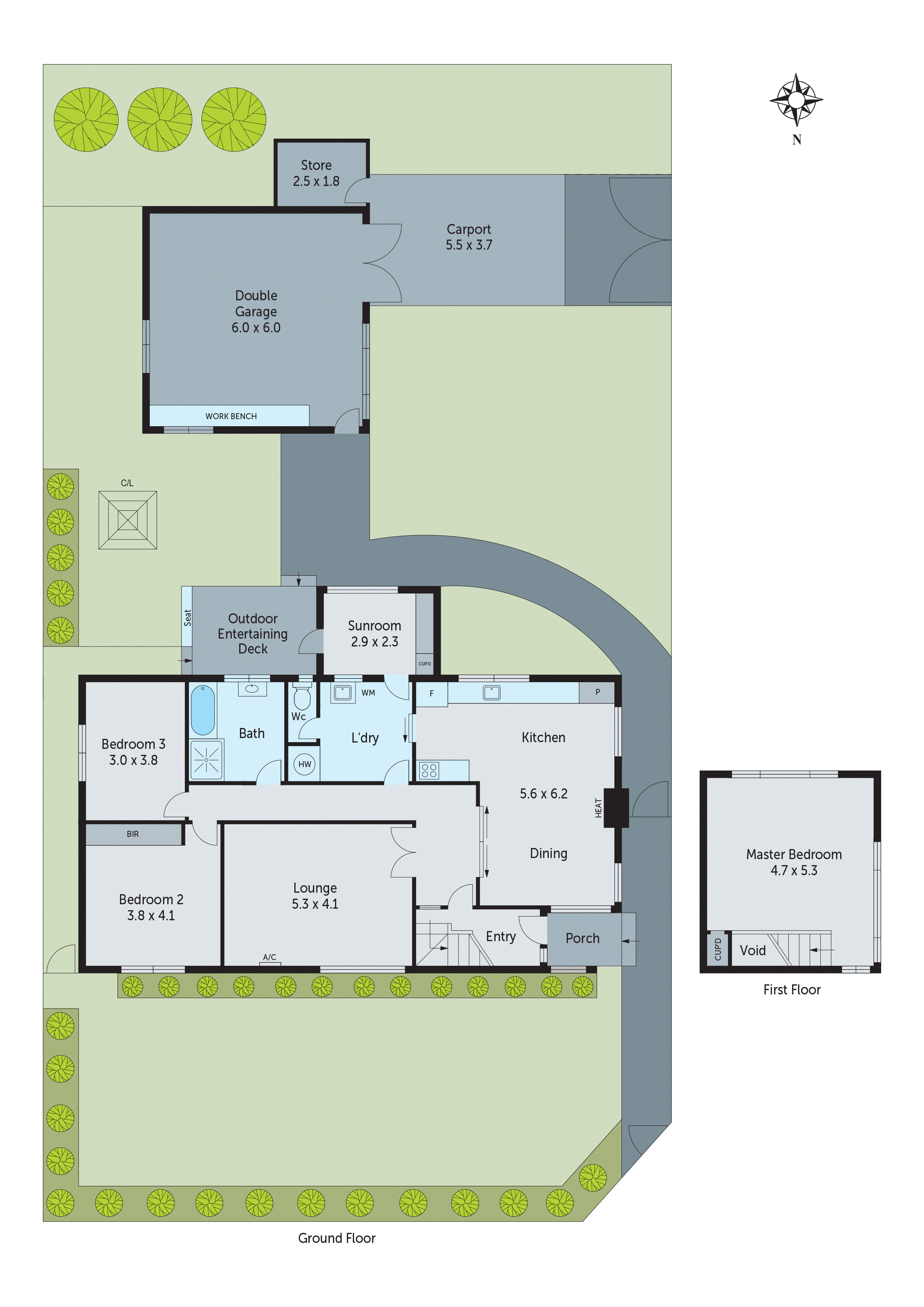 18 Dorward Avenue, Newcomb VIC 3219 - Floorplan
