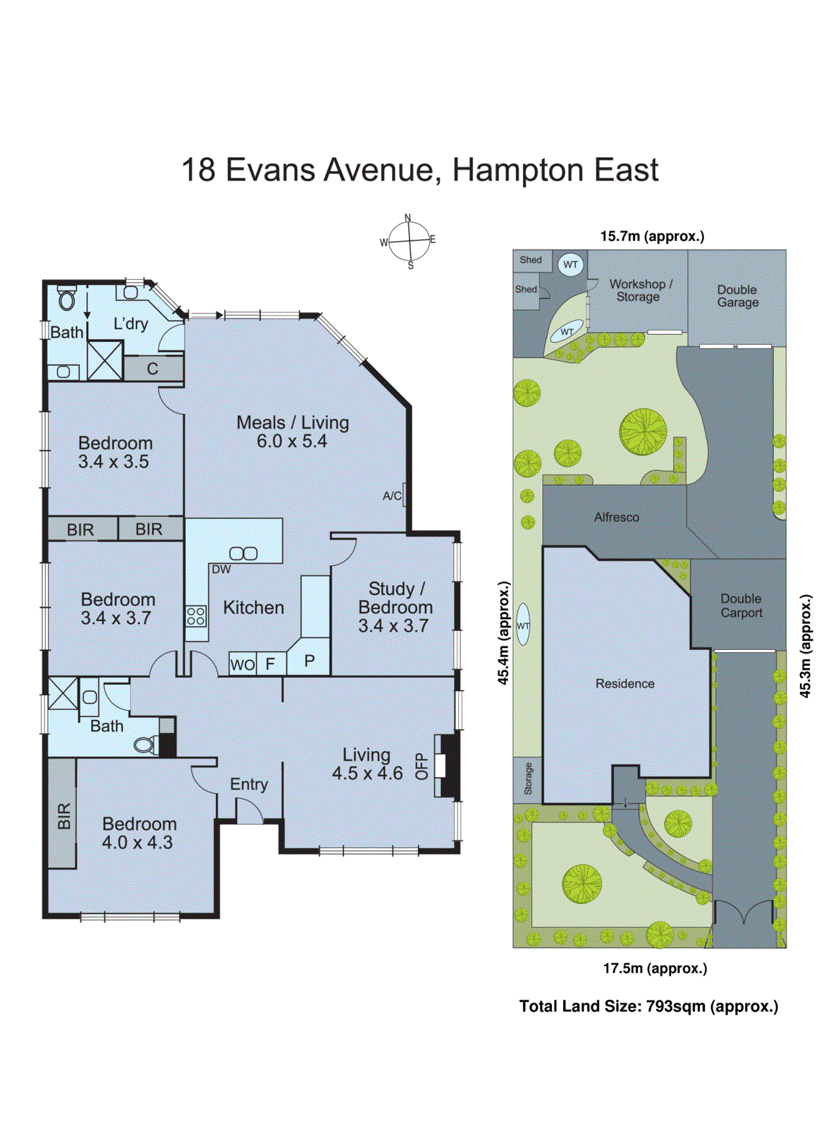 18 Evans Avenue, Hampton East VIC 3188 - Floorplan
