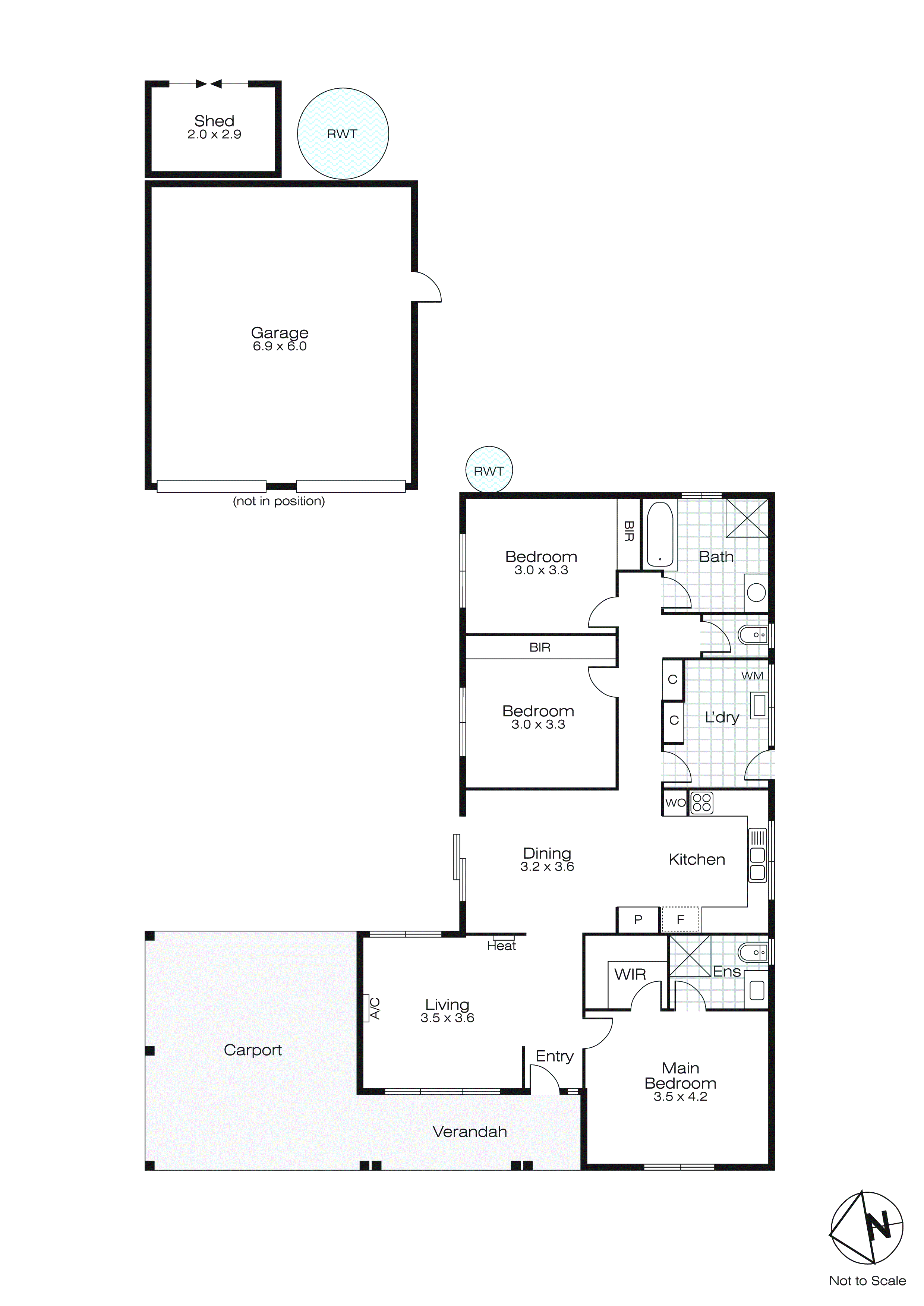 18 Halbert Street, Wendouree VIC 3355 - Floorplan