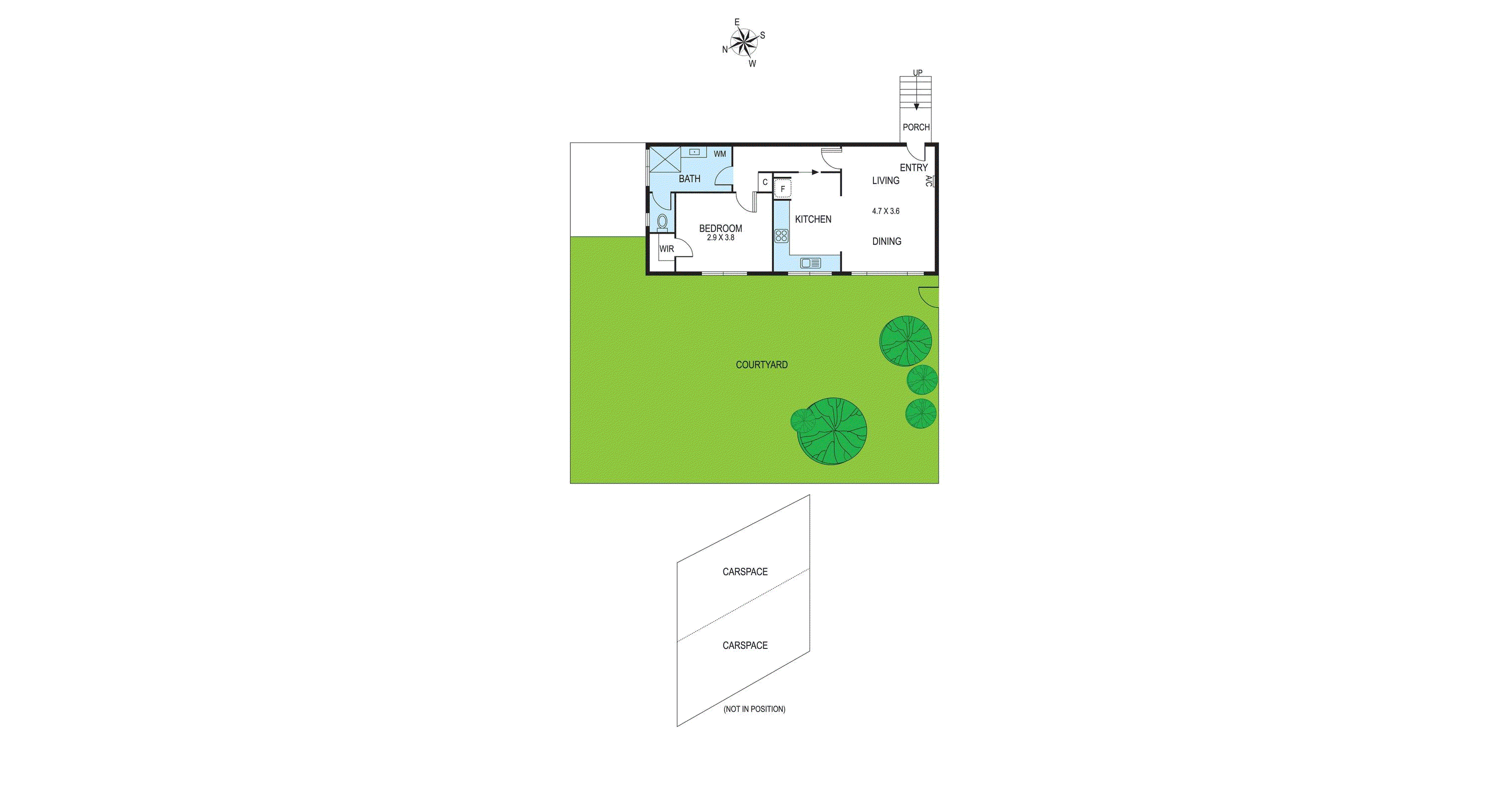 1/8 Haynes Street, Highett VIC 3190 - Floorplan