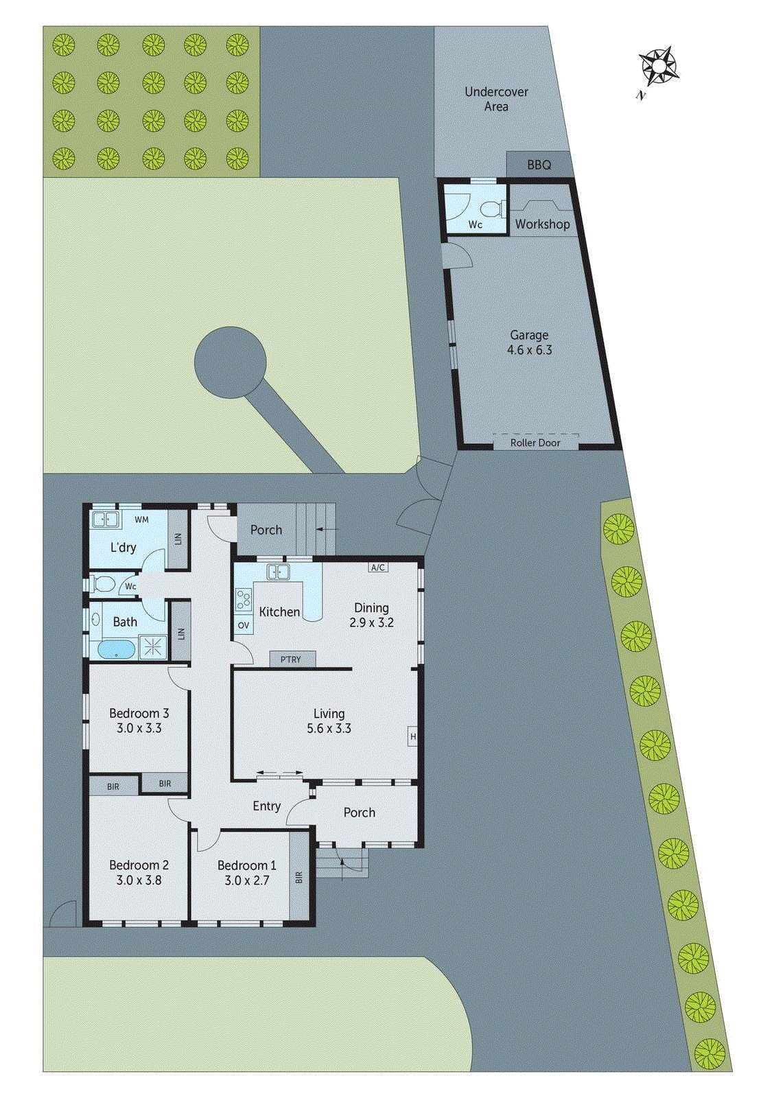 18 Hedgeley Road, Bell Park VIC 3215 - Floorplan