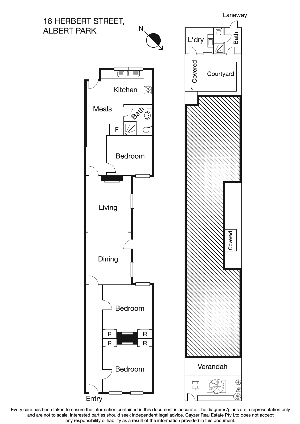 18 Herbert Street, ALBERT PARK VIC 3206 - Floorplan