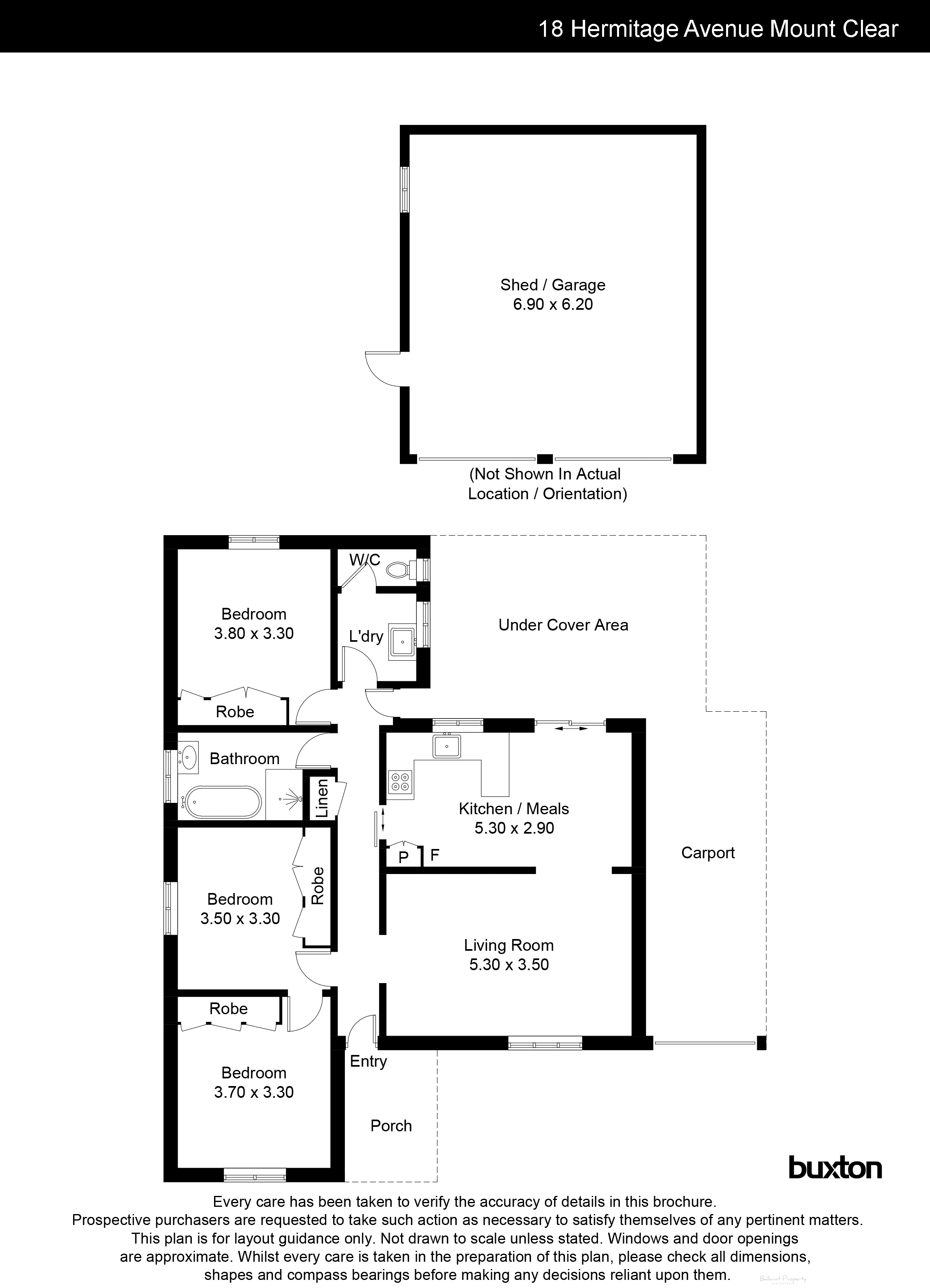 18 Hermitage Avenue, Mount Clear VIC 3350 - Floorplan