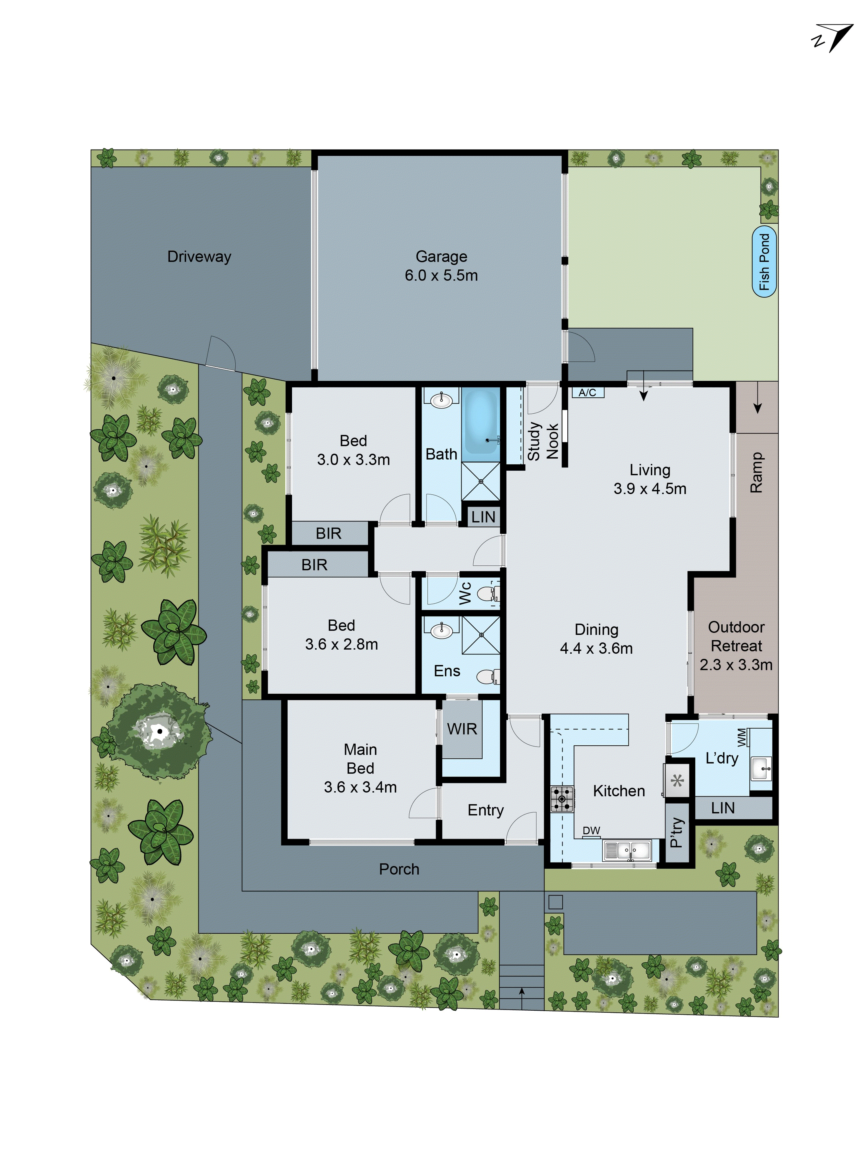 18 Hewitt Drive, Grovedale VIC 3216 - Floorplan