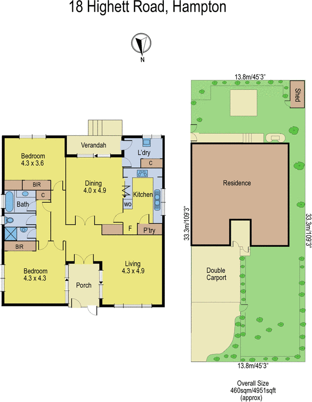 18 Highett Road, Hampton VIC 3188 - Floorplan